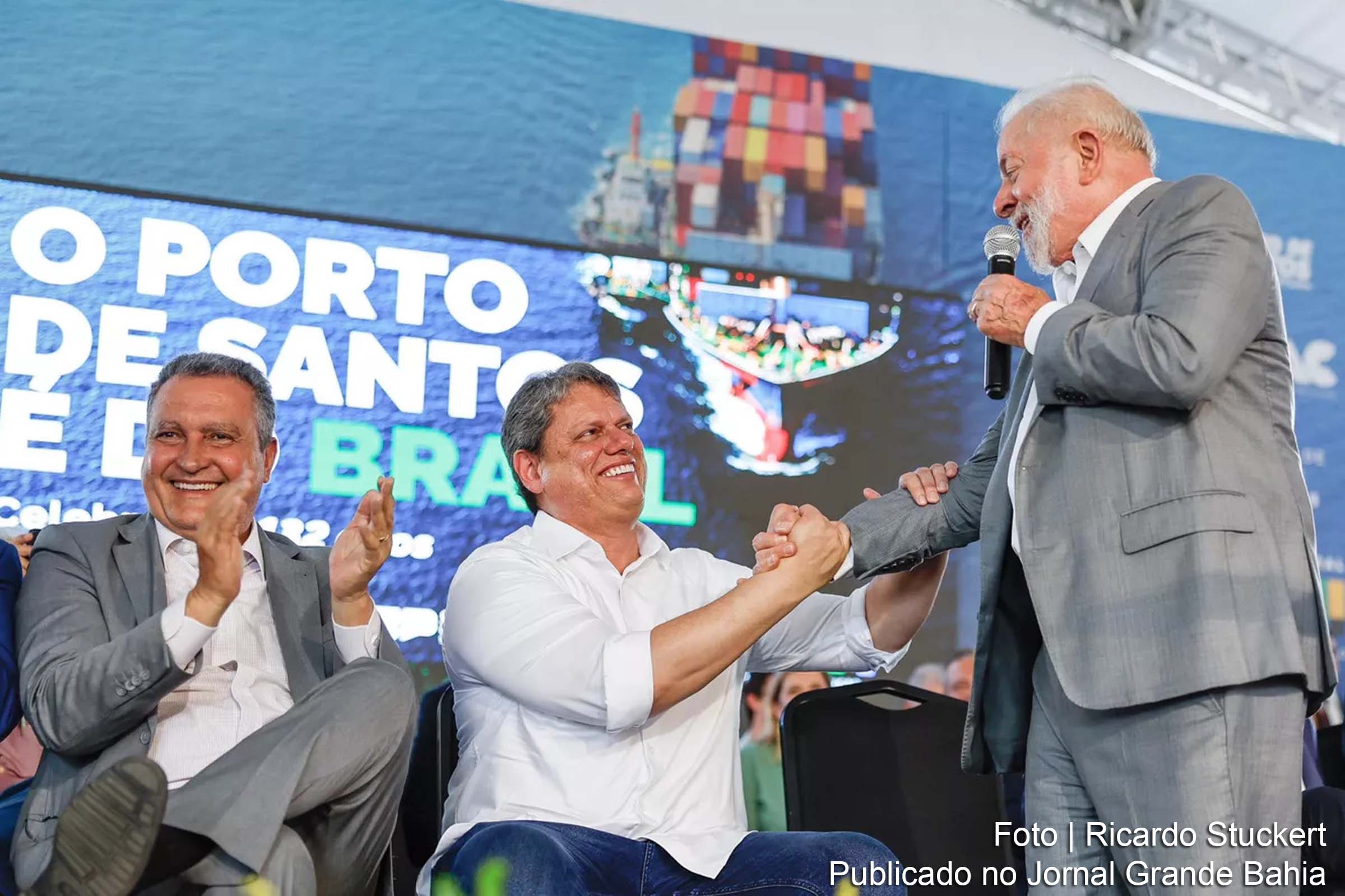 Presidente Lula anuncia obras do primeiro túnel imerso da América Latina com investimento de R$ 5,8 bilhões