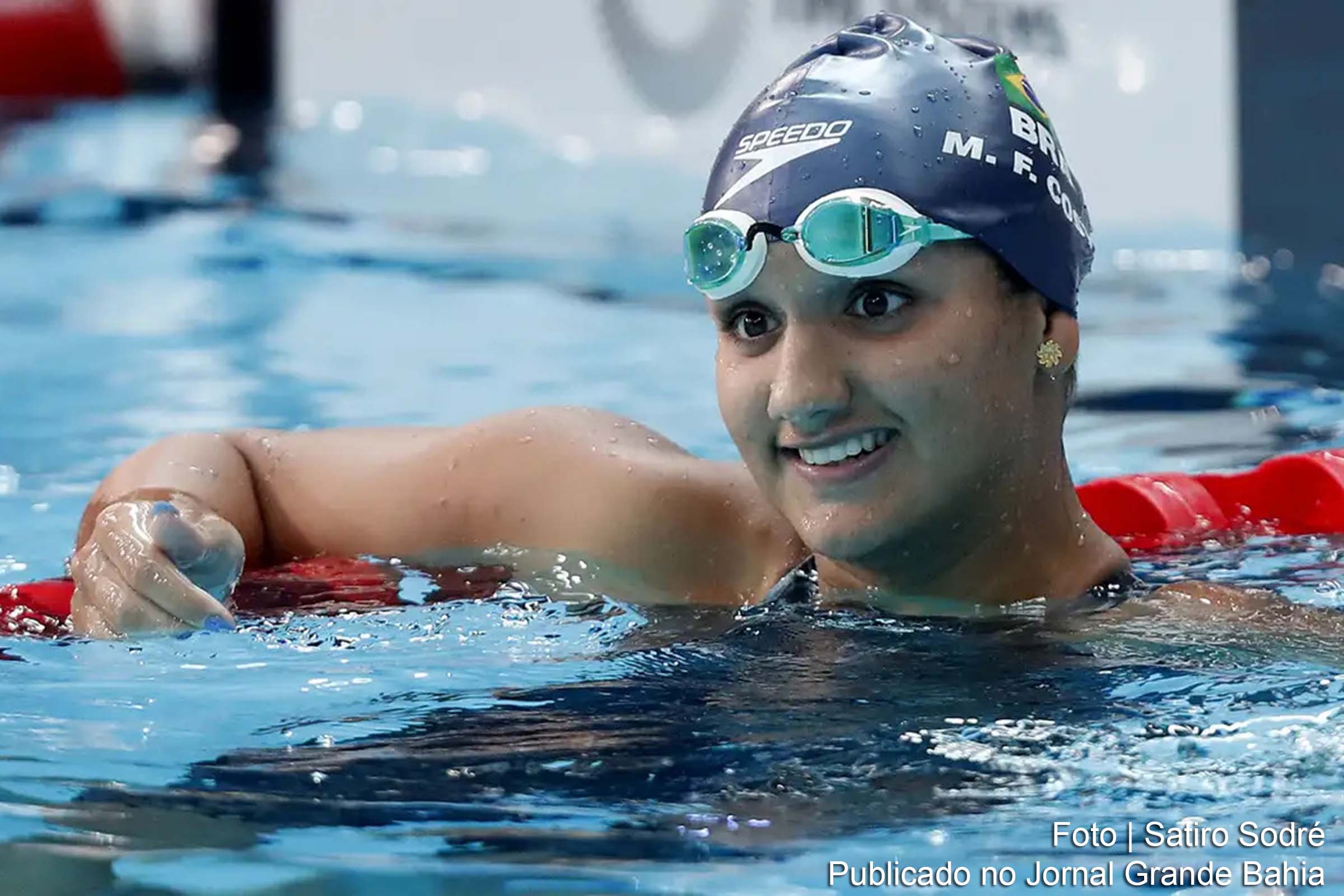 A nadadora brasileira Maria Fernanda Costa estabelece novo recorde sul-americano e garante vaga na final dos 200 metros estilo livre no Campeonato Mundial de Natação de Doha.