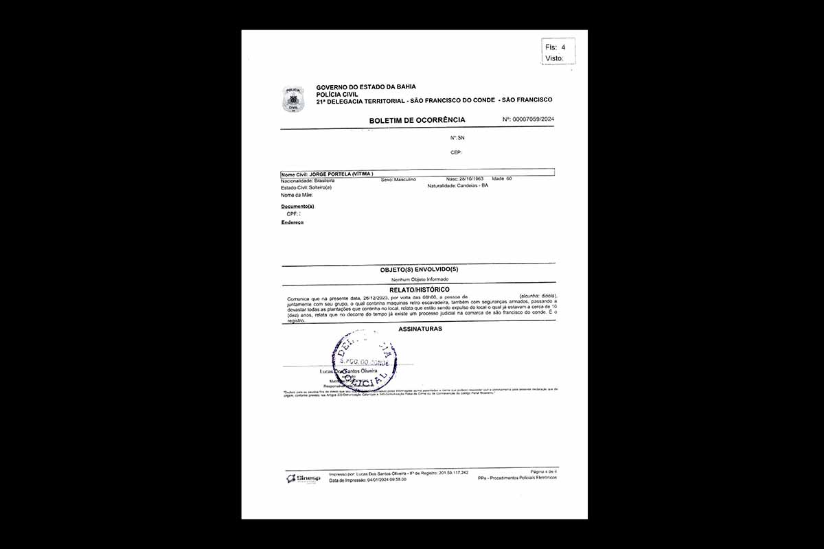 Empresário supostamente envolvido em grilagem de terras em Candeias também é acusado em São Francisco do Conde