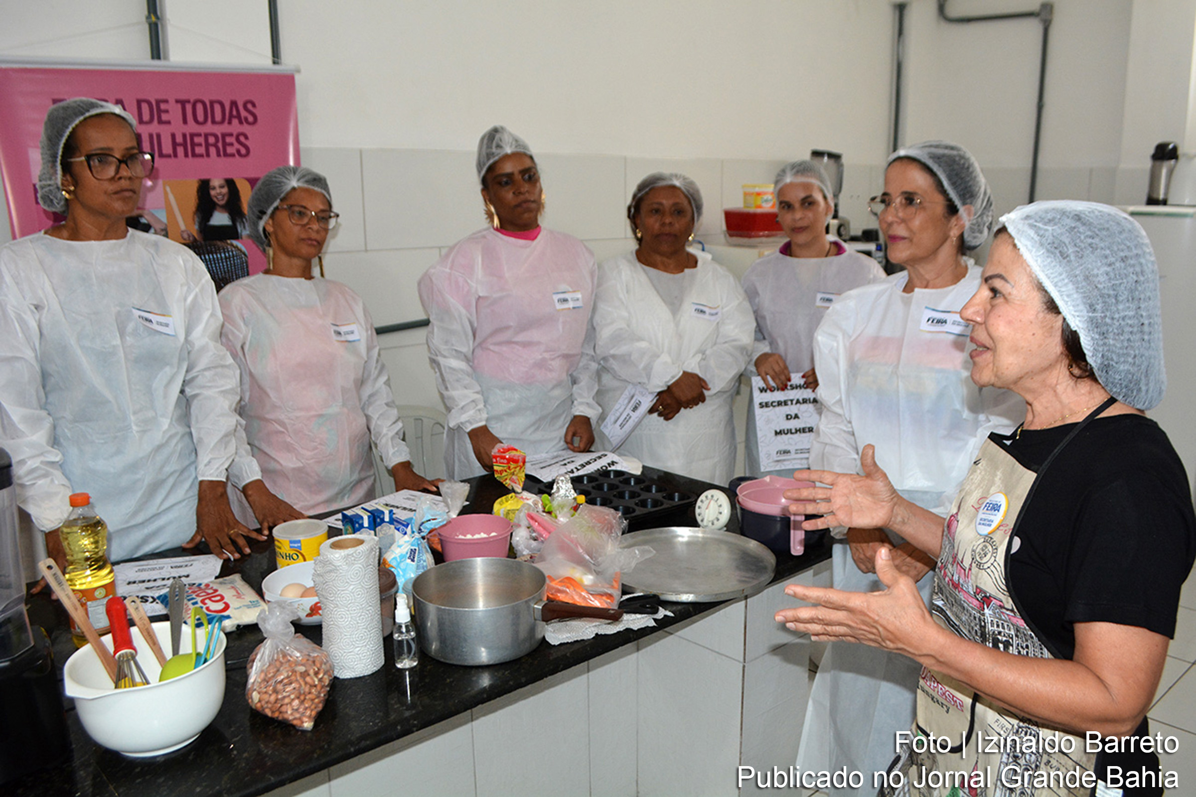 Feira de Santana: Governo Colbert Martins capacita mulheres com curso de produção de guloseimas para a Páscoa