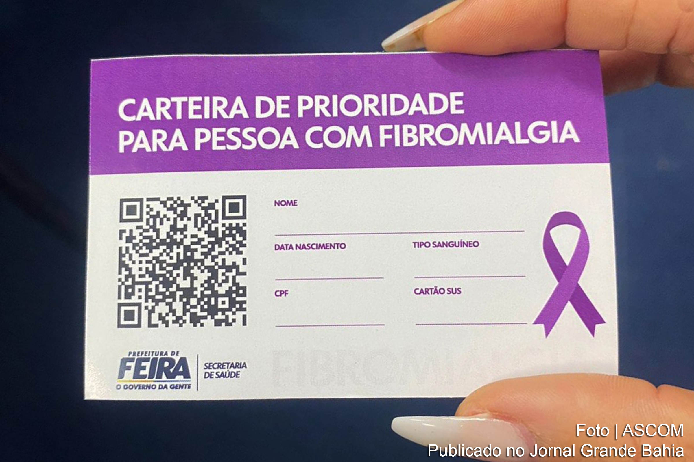 Estratégia pioneira da Prefeitura de Feira de Santana simplifica acesso à identificação para portadores da fibromialgia.