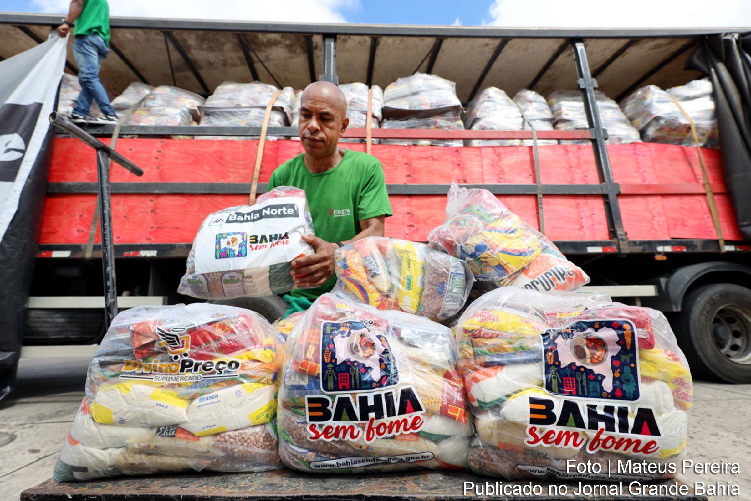 Programa Bahia Sem Fome recebe doação de 150 toneladas de alimentos da Concessionária Bahia Norte
