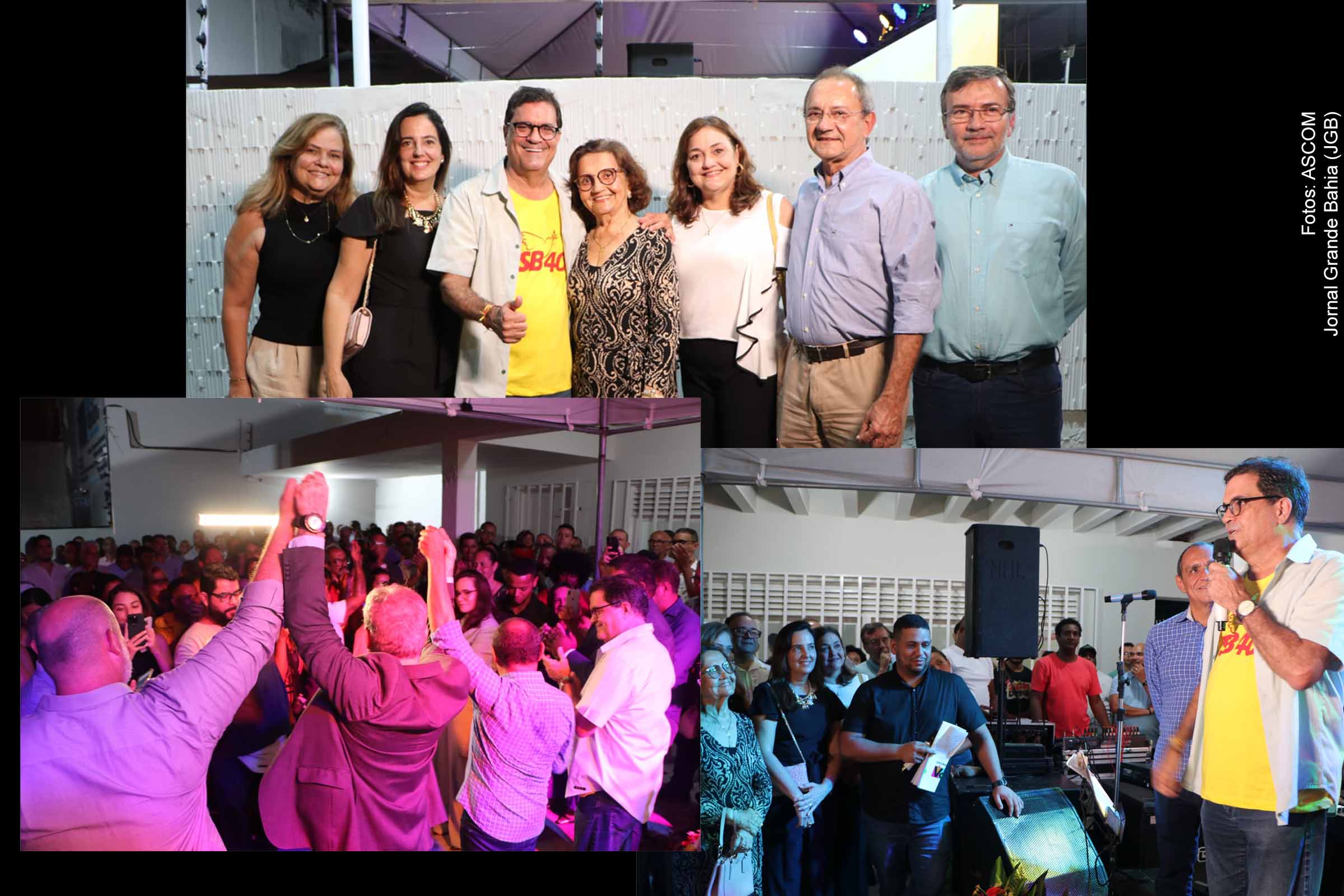 Casa de infância do secretário estadual Angelo Almeida torna-se sede política do PSB em Feira de Santana; Discursos inflamados de Roberto Tourinho e Zé Neto marcam ato inaugural