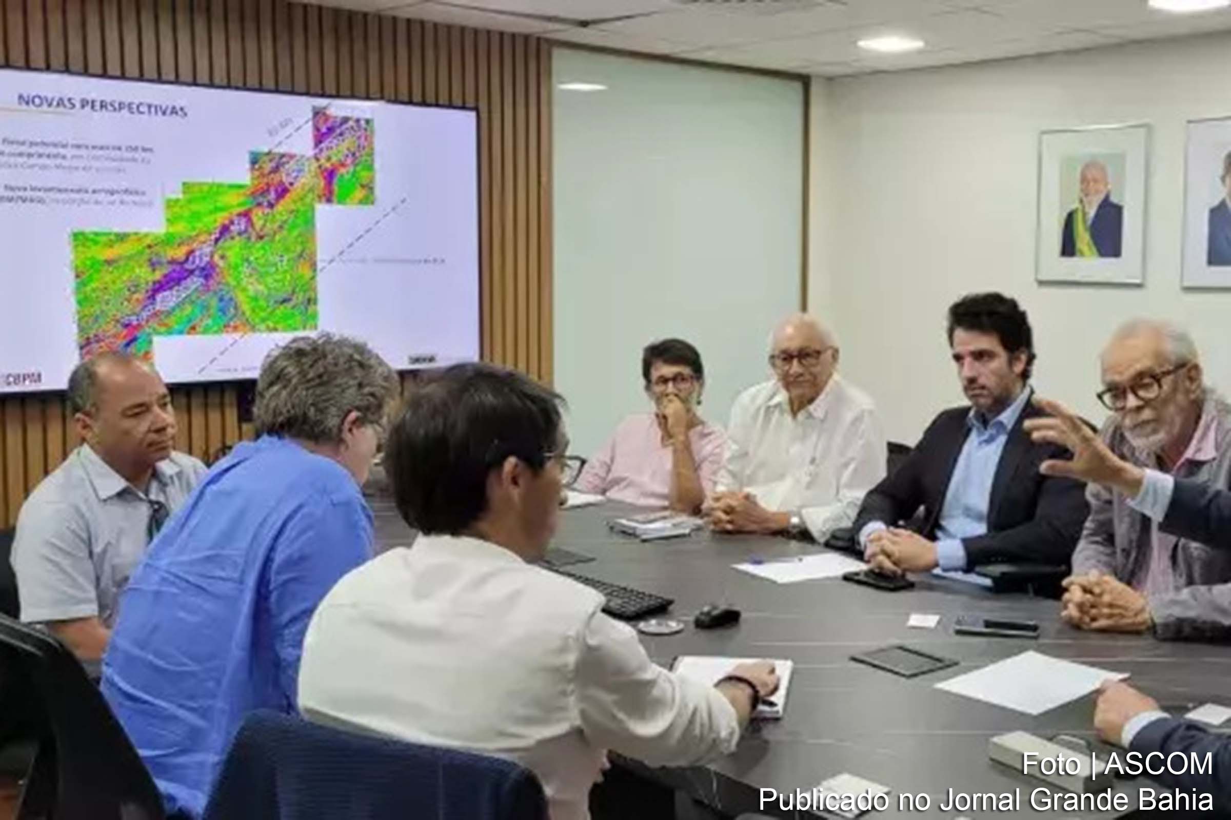 Representantes da SAM e da Eramet visitam a Bahia para discutir investimentos em projetos minerários no estado.