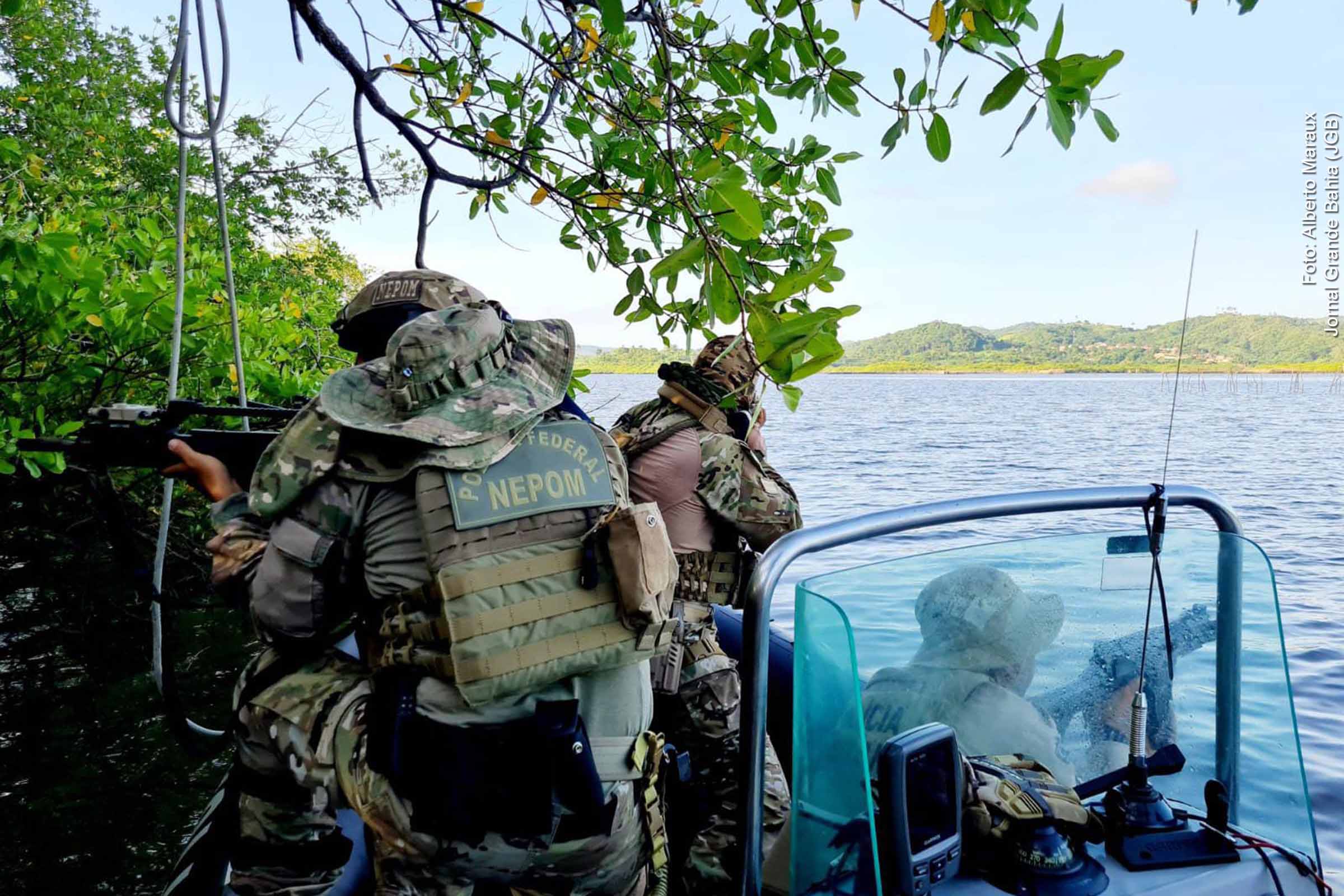 Operação conjunta das Forças Estaduais e Federal de Segurança Pública visa combater o crime organizado na região do Recôncavo.