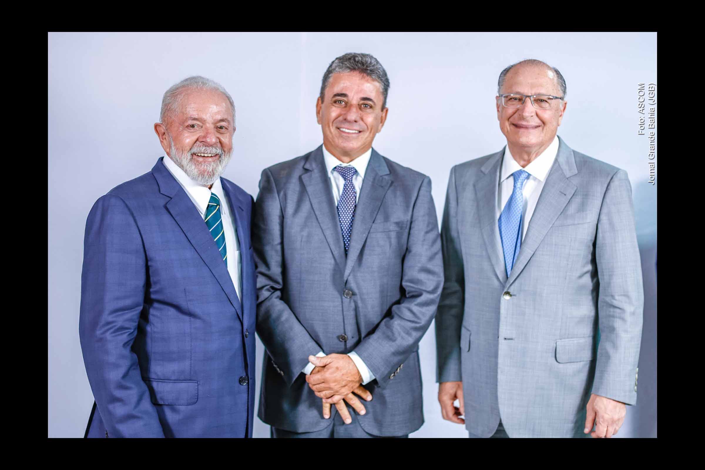 Presidente Lula, prefeito Rogério Costa e Geraldo Alckmin, vice-presidente da República e ministro do Desenvolvimento, Indústria, Comércio e Serviços.