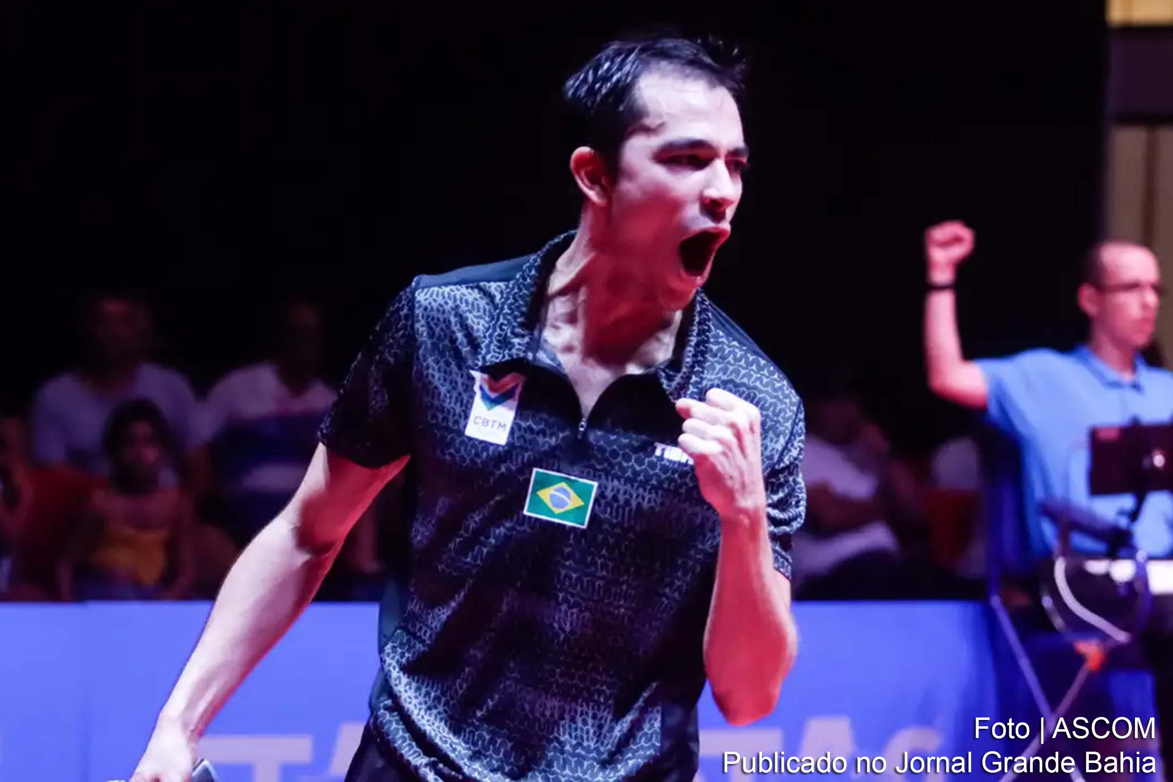 O mesa-tenista brasileiro Hugo Calderano conquista vitória histórica sobre o chinês Fan Zhendong e garante vaga na final do WTT Champions Incheon (Coreia do Sul).