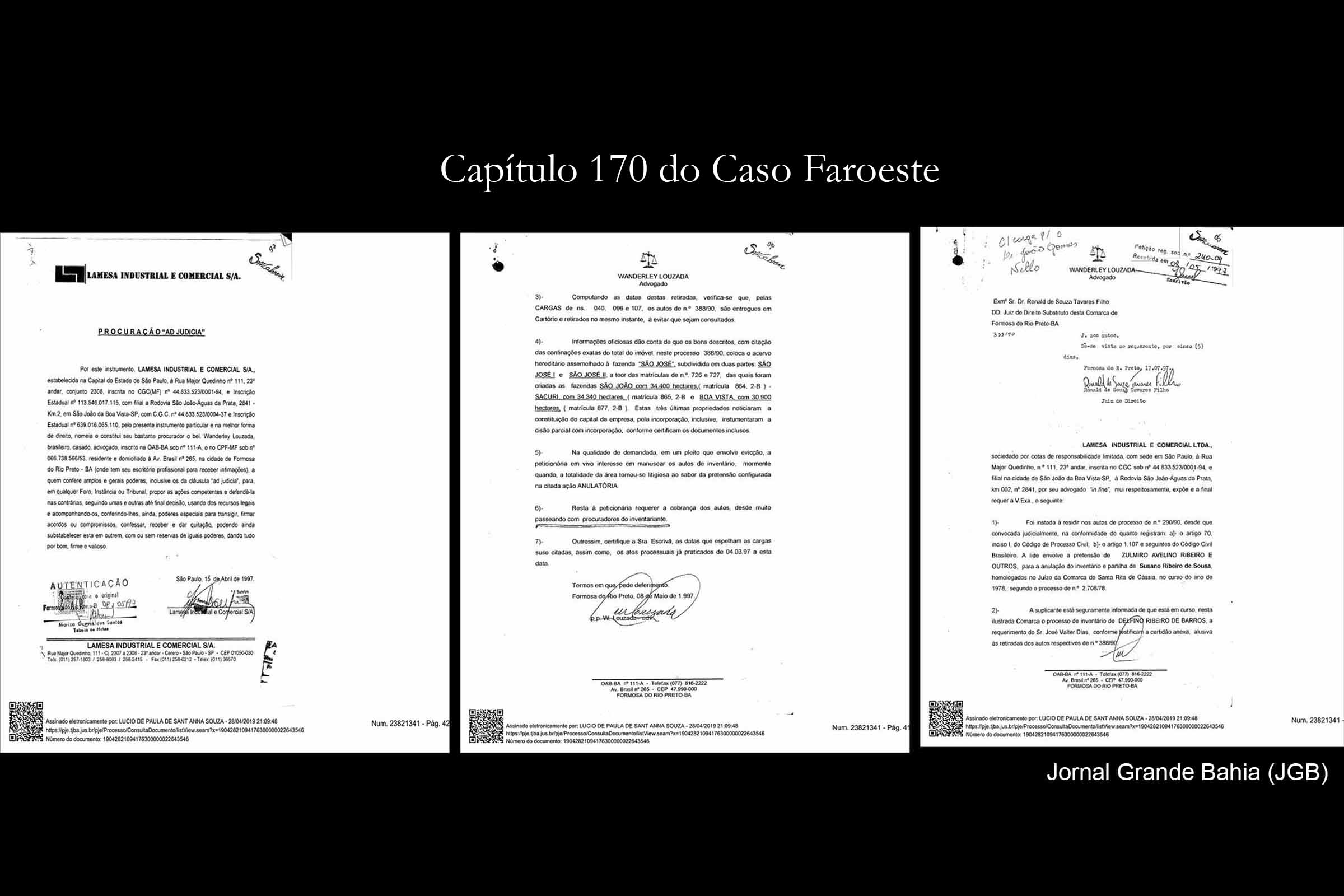 Capítulo 170 do Caso Faroeste.