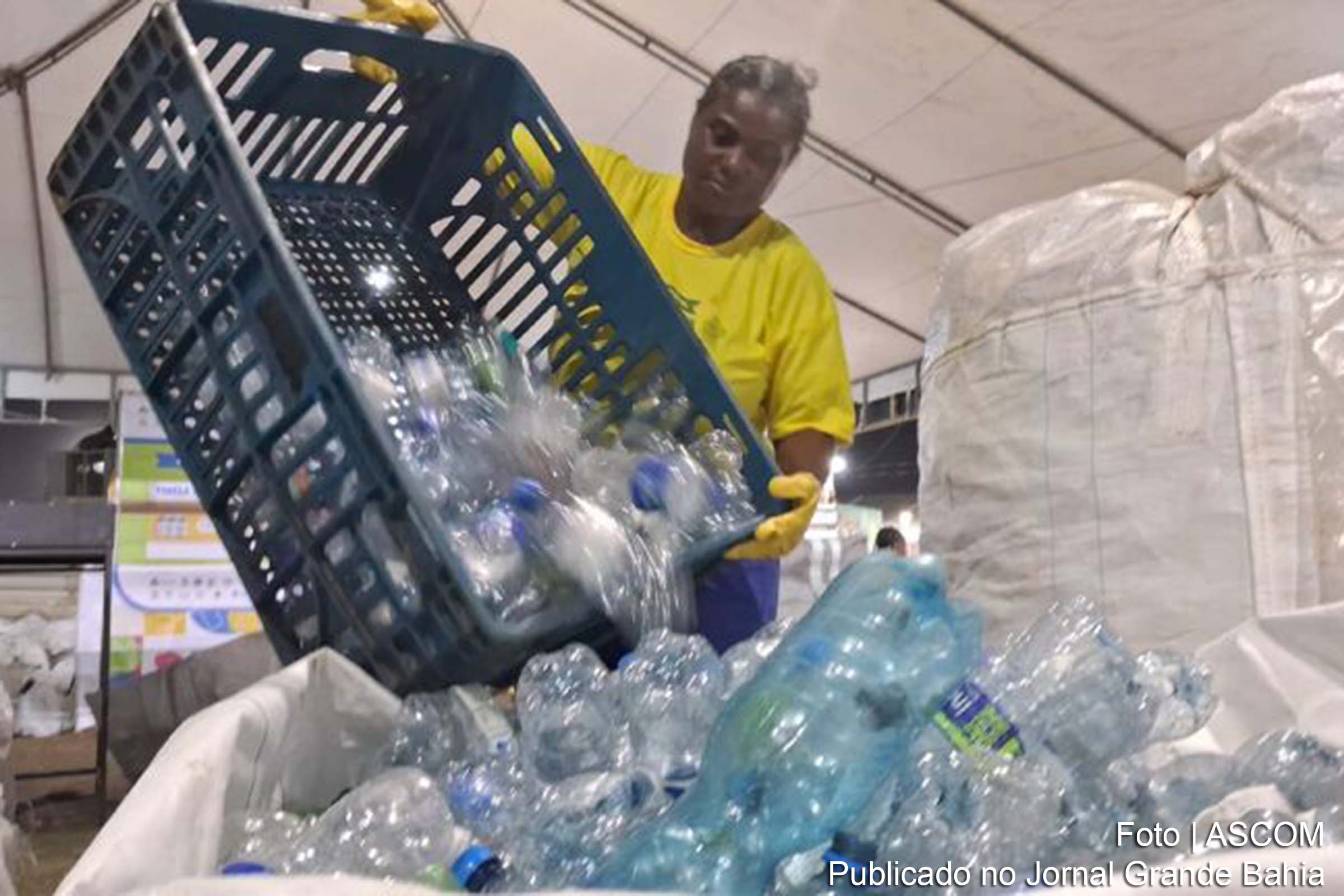 Iniciativa inédita busca melhorar condições de trabalho e renda para catadores durante a festa.
