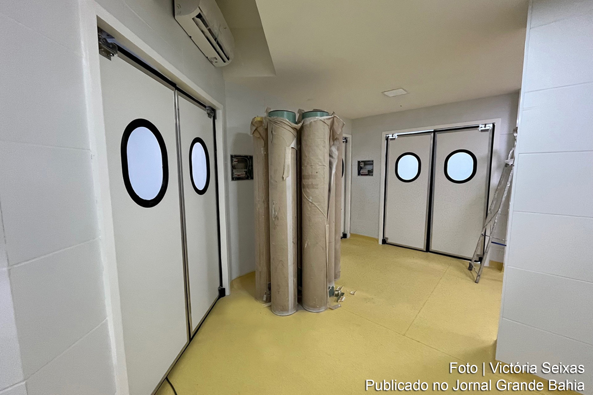 Reforma do Centro Cirúrgico e fachada do Hospital da Mulher de Feira de Santana está em fase final de conclusão, diz Governo Colbert Martins