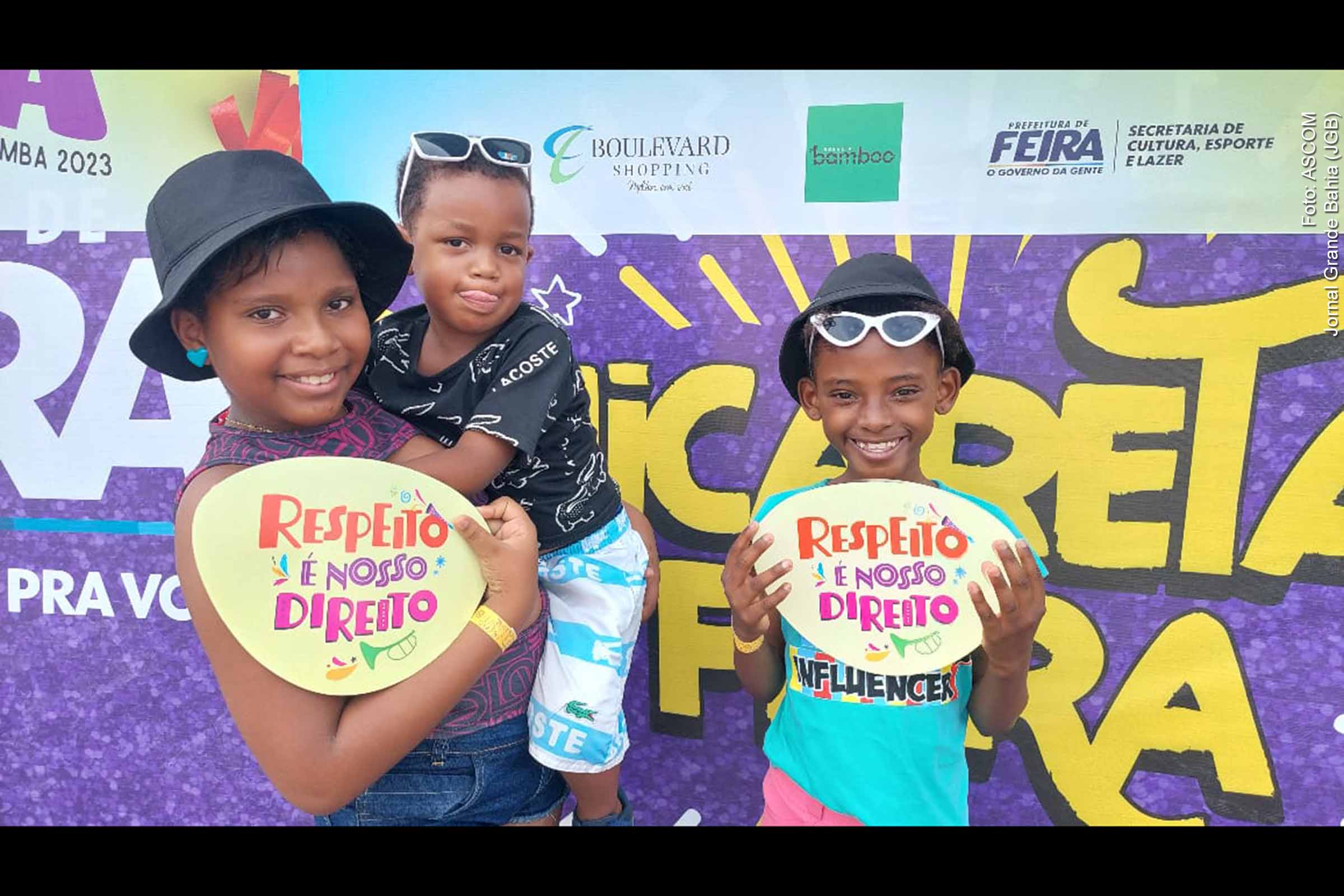 Crianças tem direitos protegidos durante a Micareta 2024 de Feira de Santana.