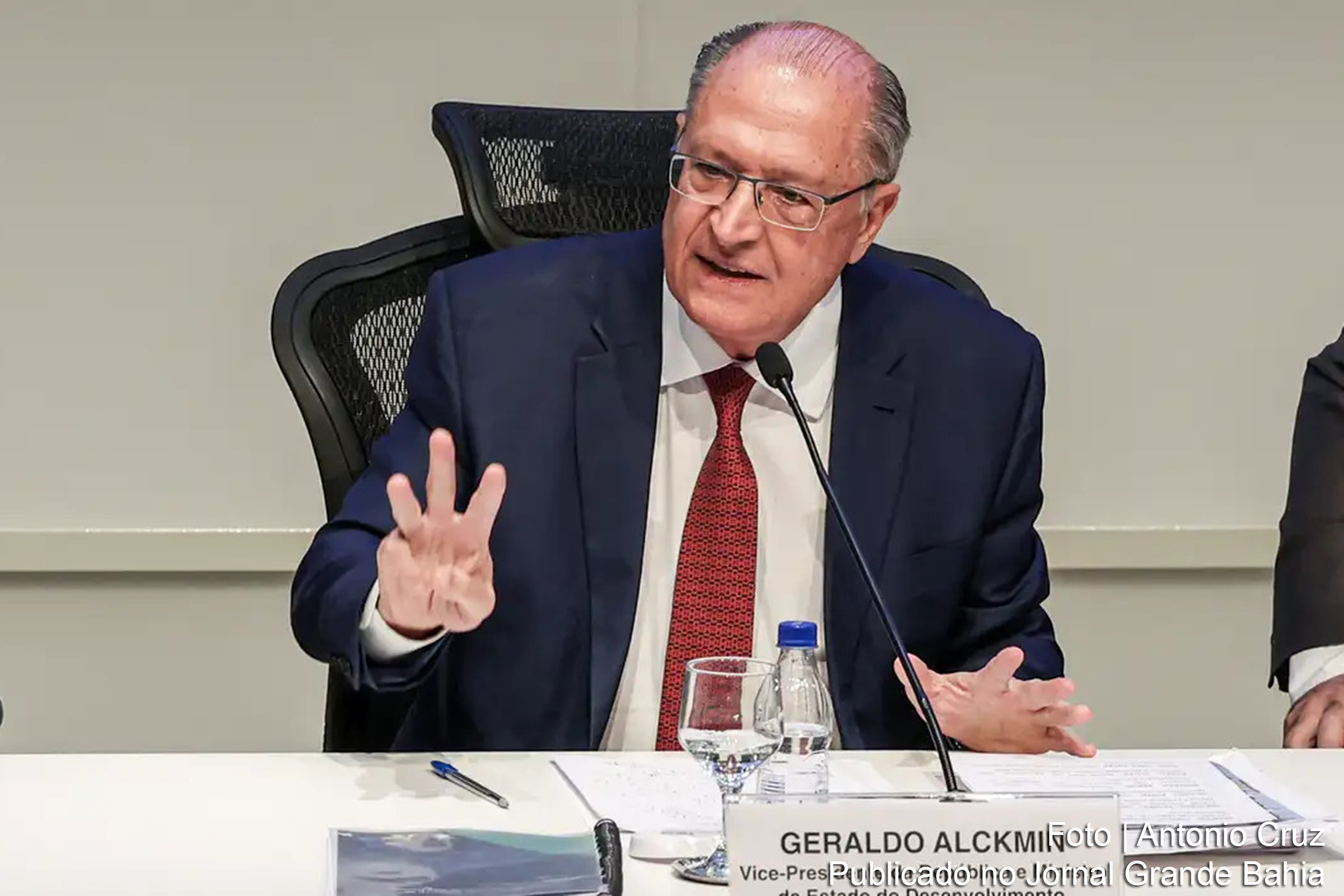Geraldo Alckmin, vice-presidente e ministro do Desenvolvimento, Indústria, Comércio e Serviços.