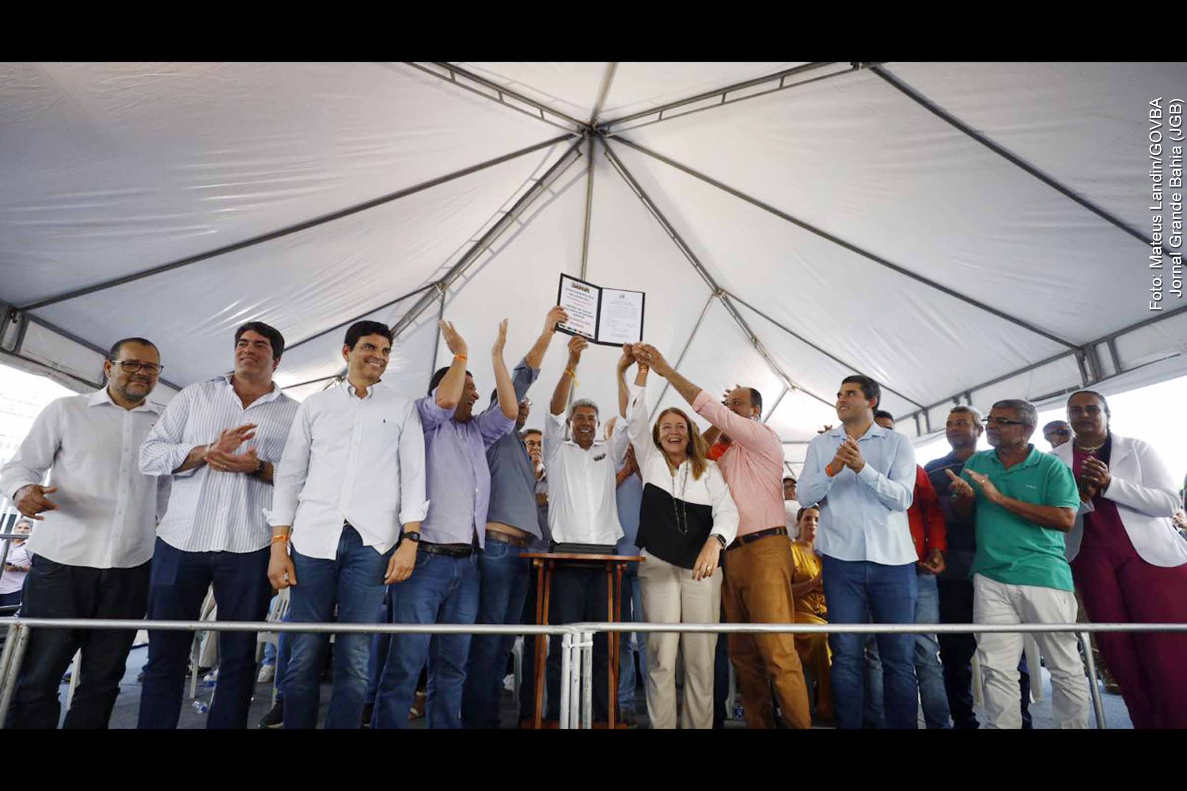 Governador Jerônimo Rodrigues autoriza obras de infraestrutura, desenvolvimento rural e esporte no município de Mulungu do Morro.