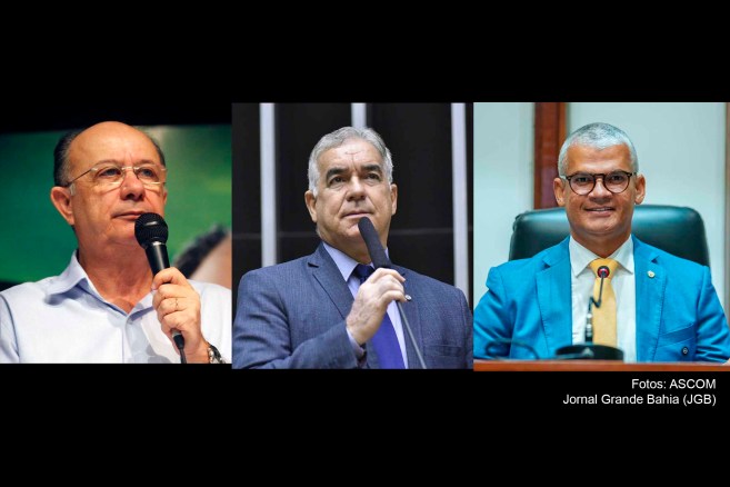 Três líderes políticos disputam o comando da Prefeitura de Feira de Santana nas Eleições de 2024: José Ronaldo, Zé Neto e Pablo Roberto.
