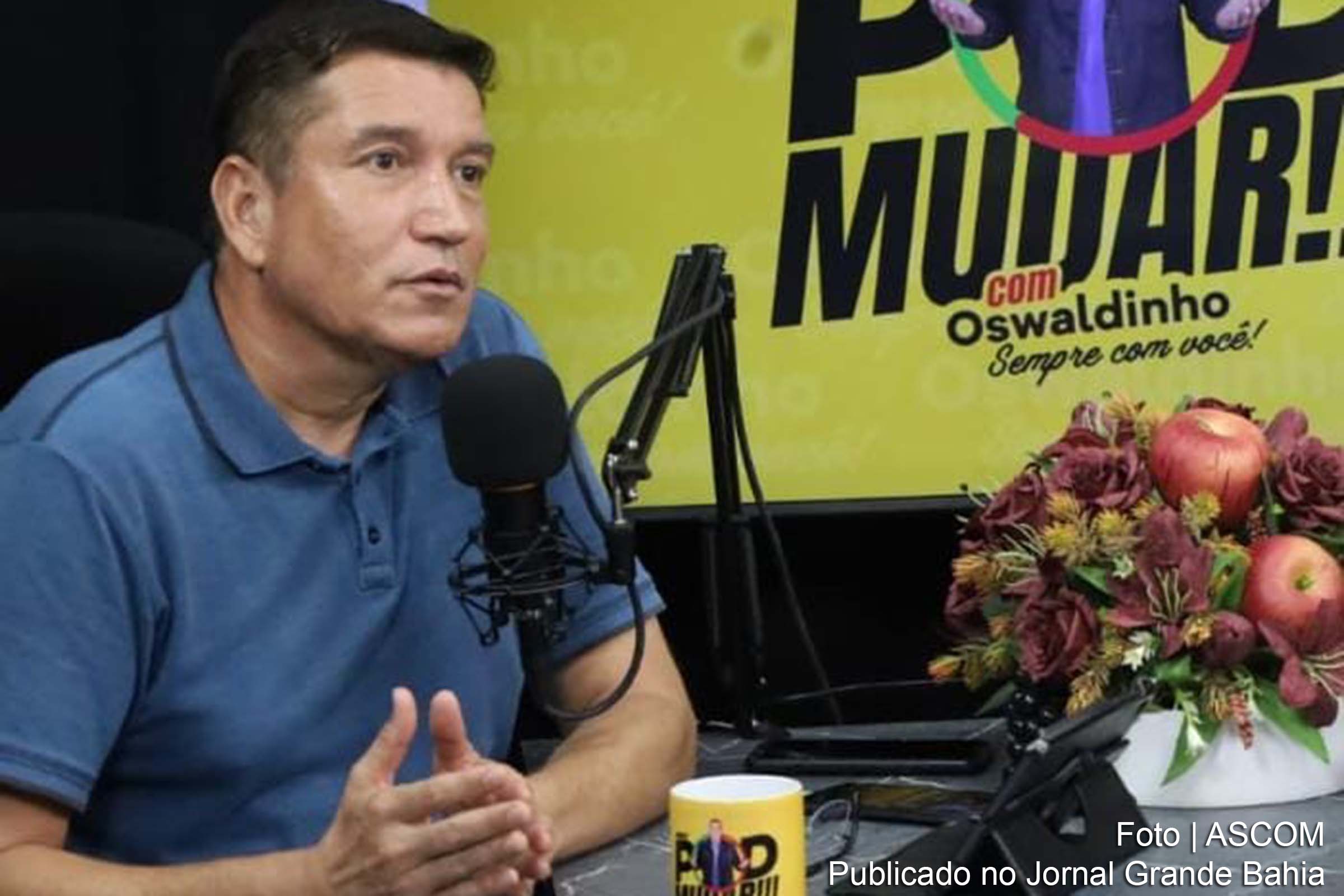Pré-candidato a prefeito de Camaçari, Oswaldinho Marcolino.