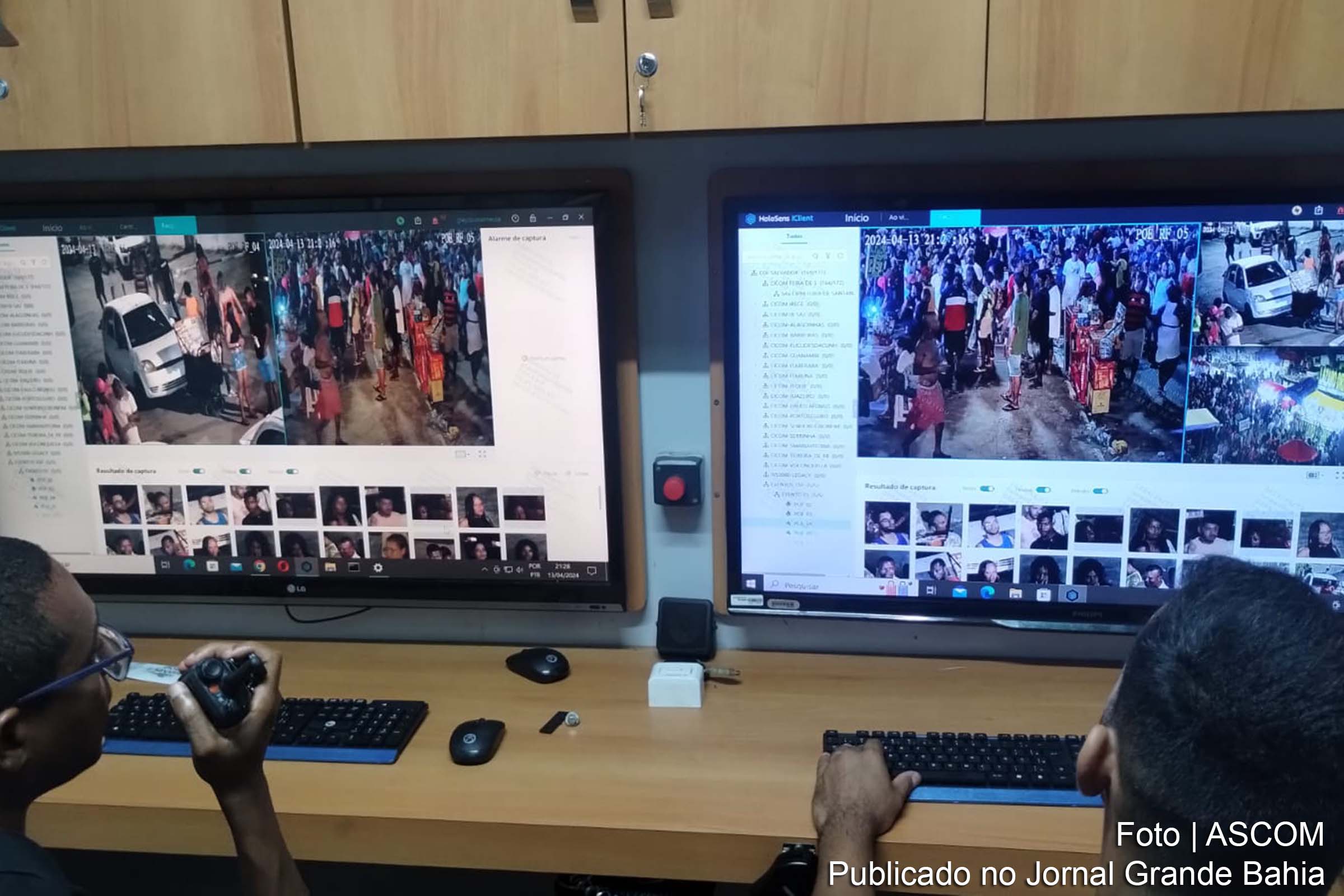 Sistema de Reconhecimento Facial da Secretaria da Segurança Pública será utilizado na Micareta de Feira para localizar foragidos da Justiça.