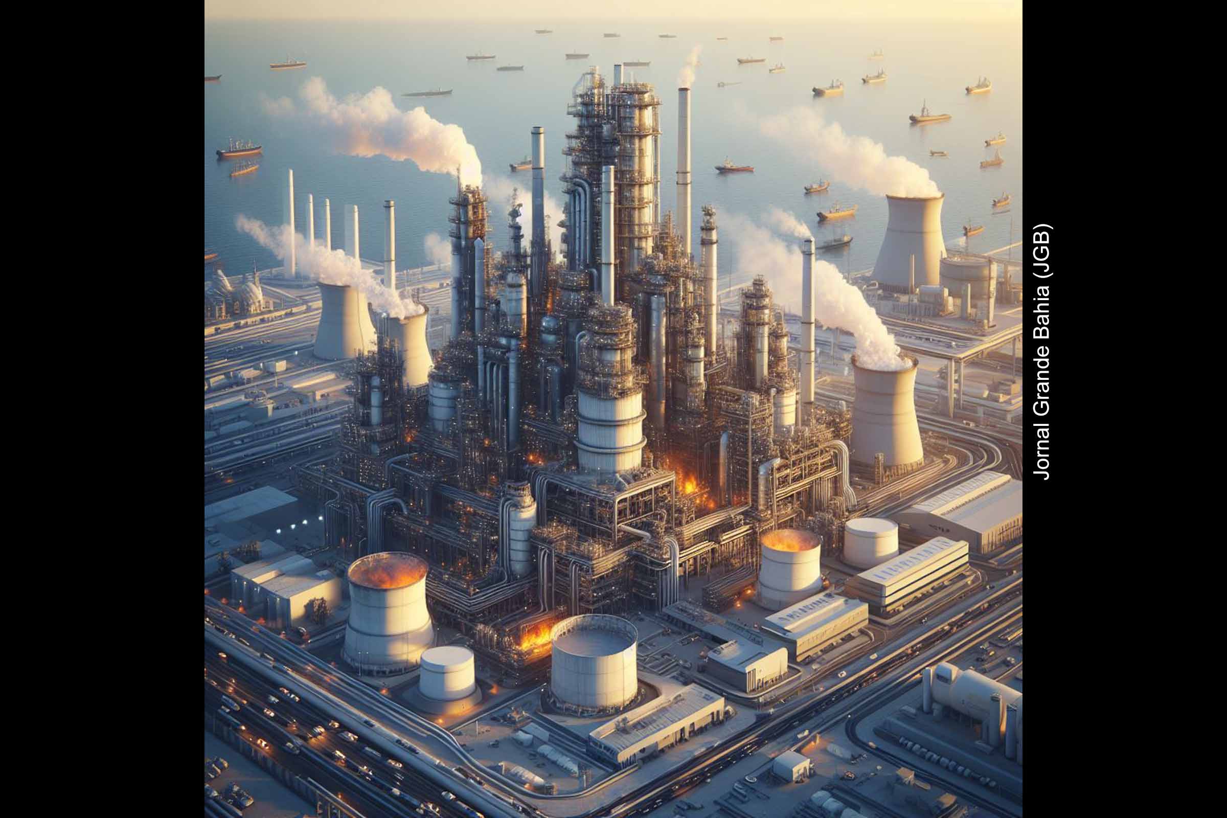 Refinaria de Mataripe emite posicionamento sobre desabastecimento de combustíveis na Bahia.