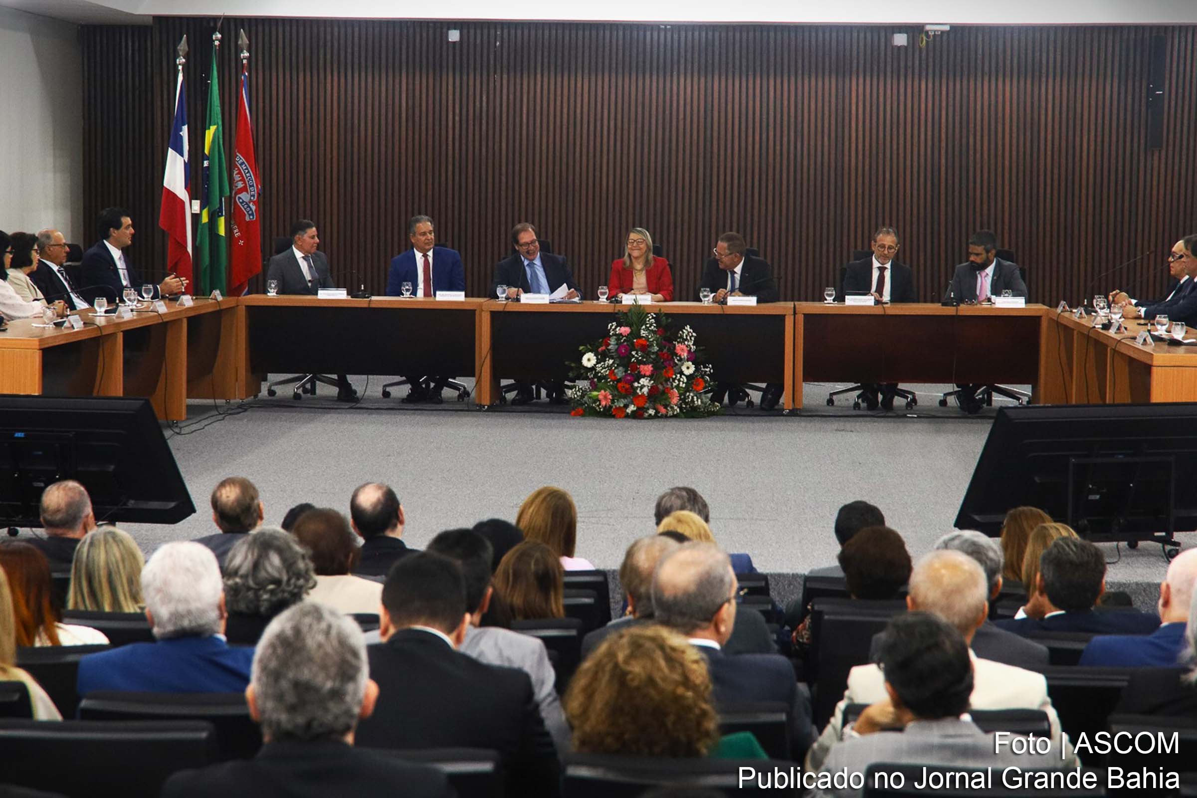 Presidente do TJBA, Desembargadora Cynthia Maria Pina Resende, dá início aos trabalhos de inspeção do CNJ, que ocorrerão até 12 de abril.