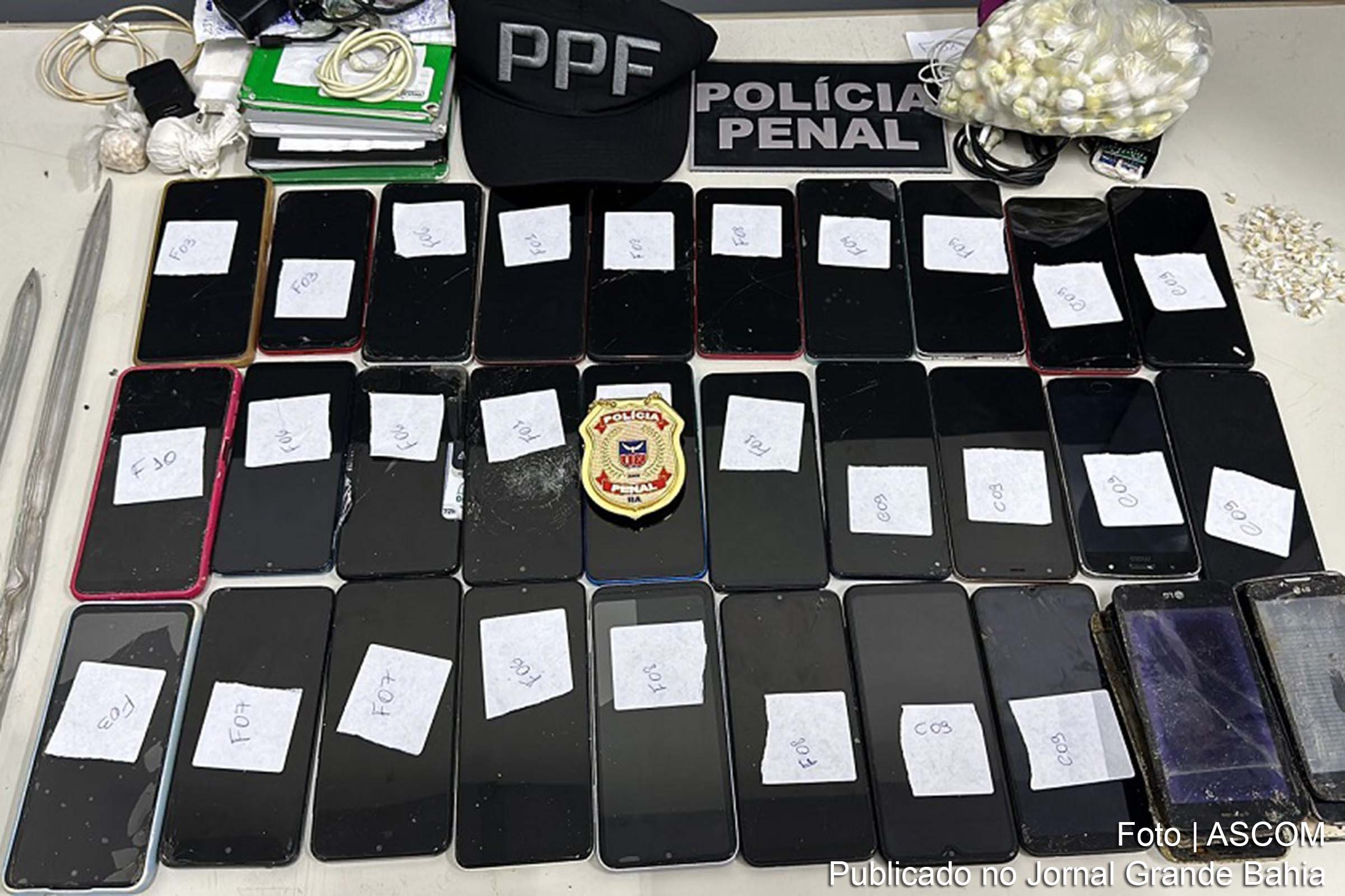 Salvador: Operação Mute apreende ilícitos na Penitenciária Lemos Brito