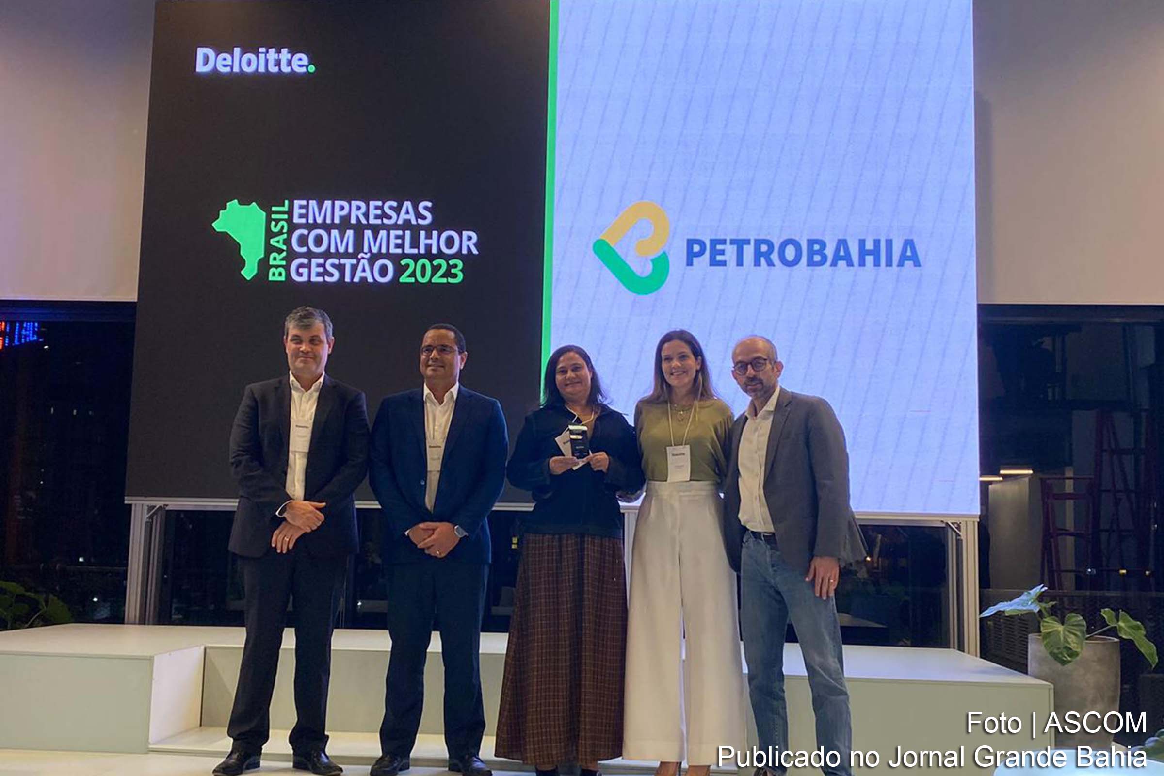 Petrobahia recebe reconhecimento global da Deloitte como exemplo de gestão empresarial.