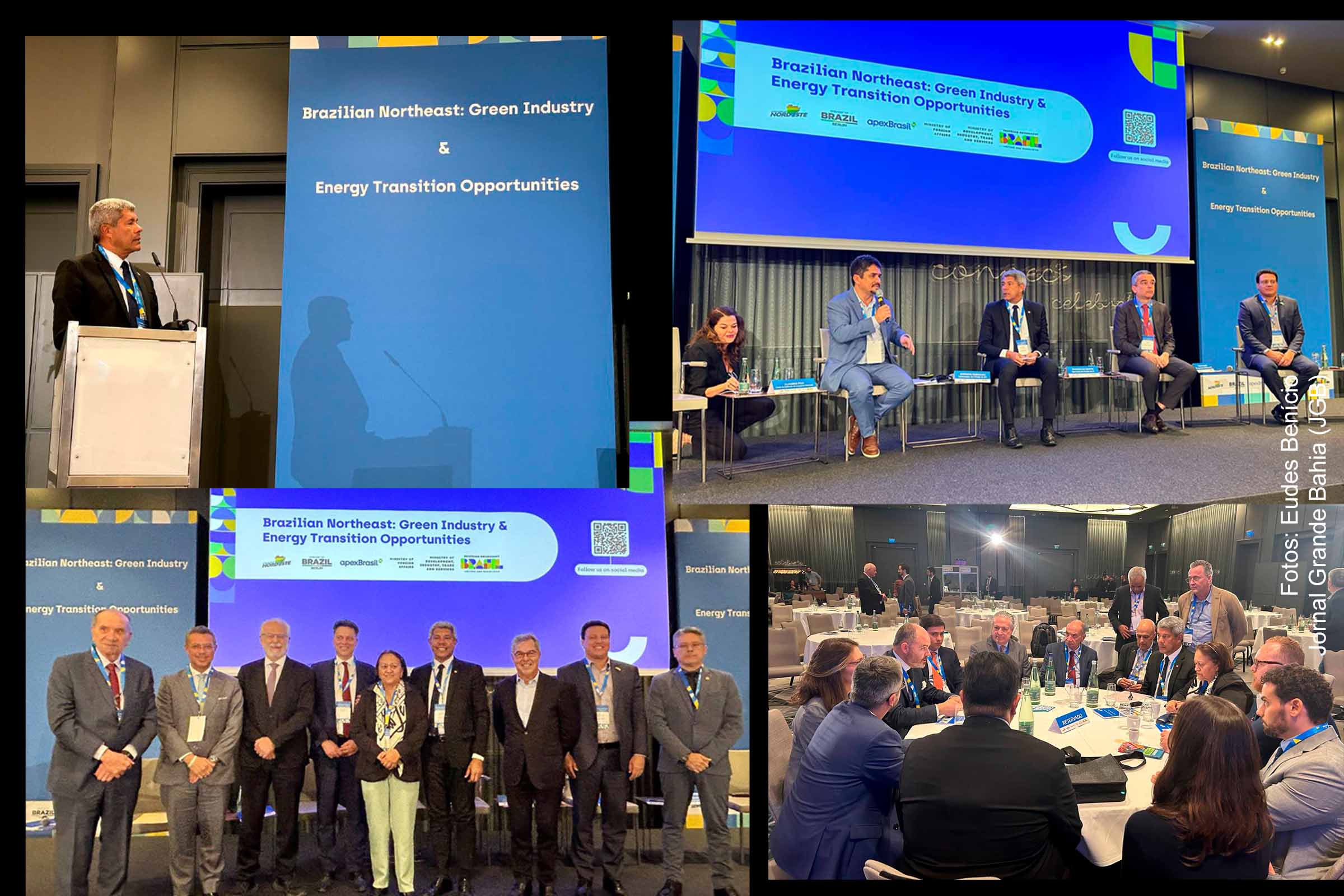 Governador da Bahia defende parceria sustentável entre Nordeste e Europa; Jerônimo Rodrigues palestrou em Berlim