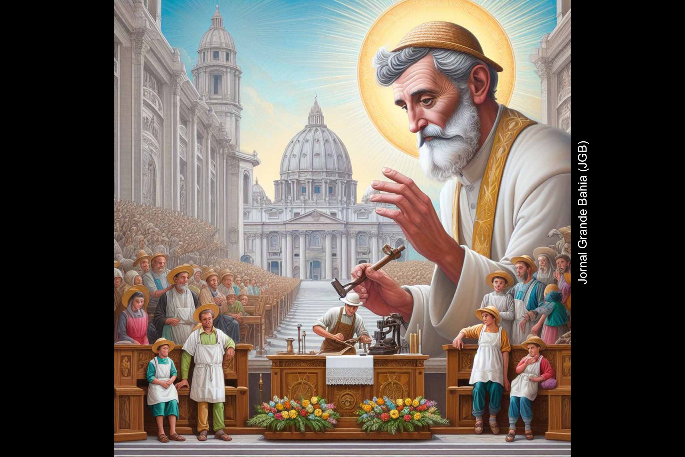 Papa Francisco destaca São José como símbolo da dignidade do trabalho