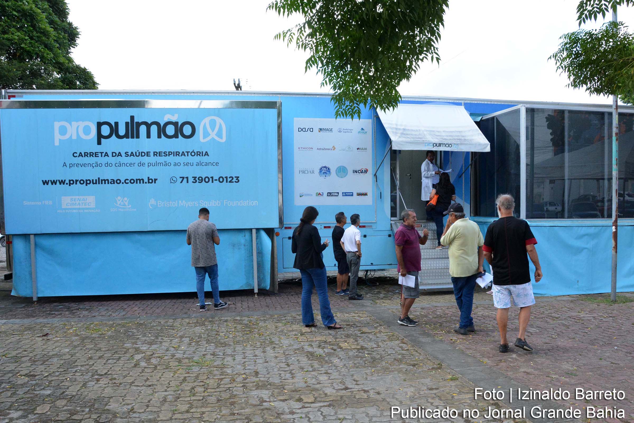 Carreta da Saúde Respiratória inicia funcionamento em Feira de Santana, informa Governo Colbert Martins