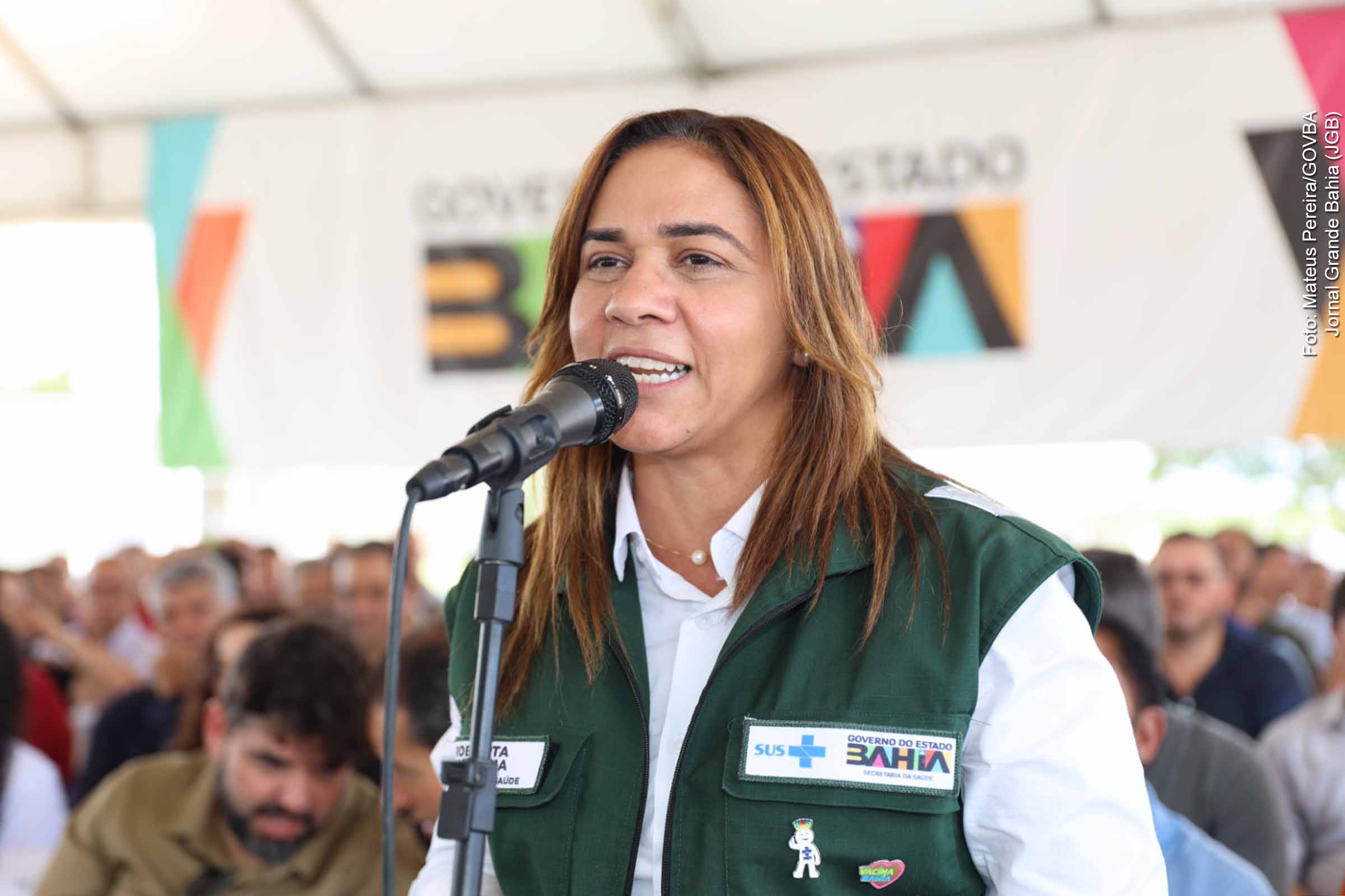 A secretária da Saúde do Estado, Roberta Santana, destaca as medidas adotadas para combater a Dengue na Bahia.