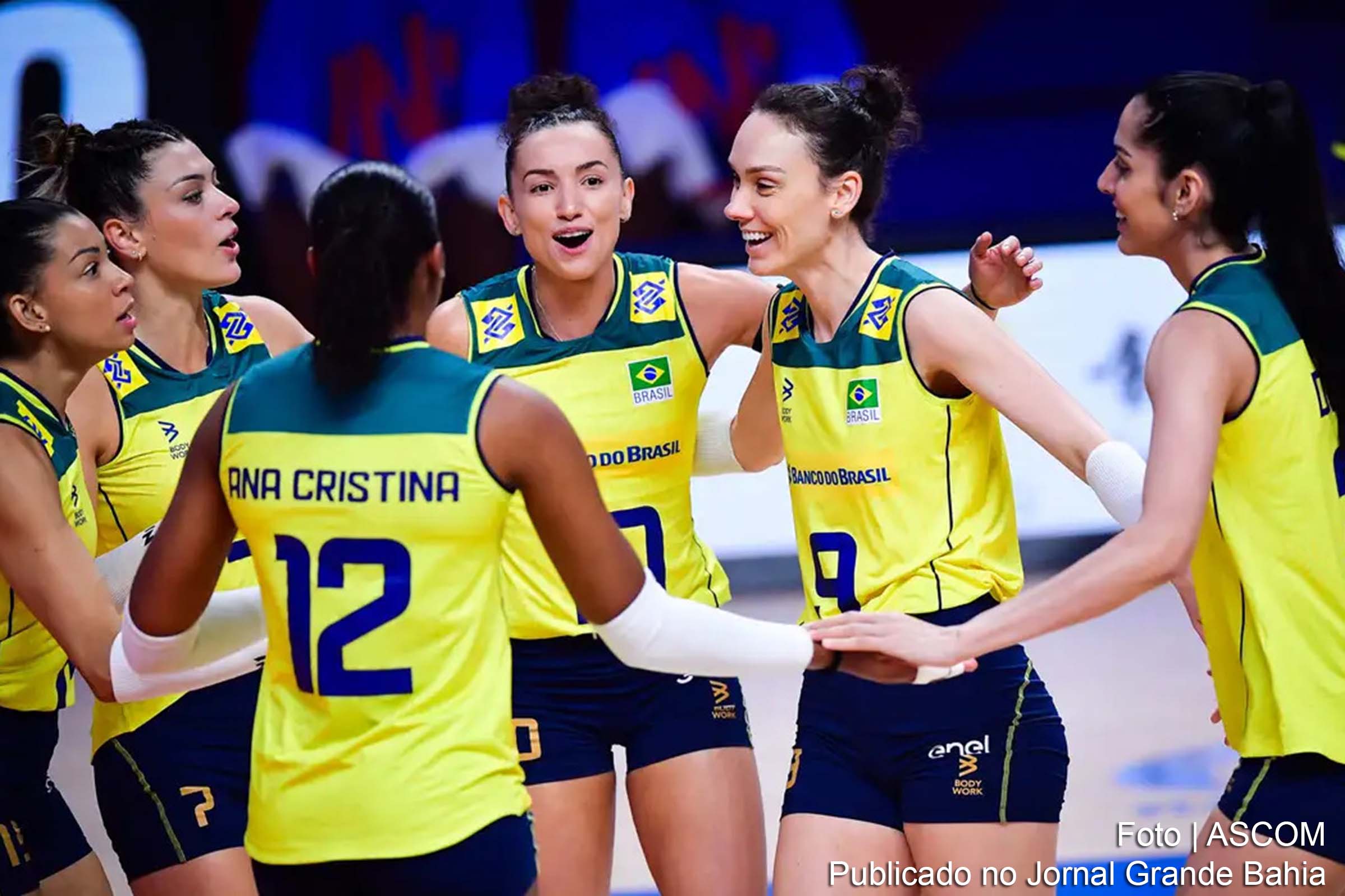 Seleção Brasileira Feminina de Vôlei conquista 6ª vitória consecutiva na Liga das Nações