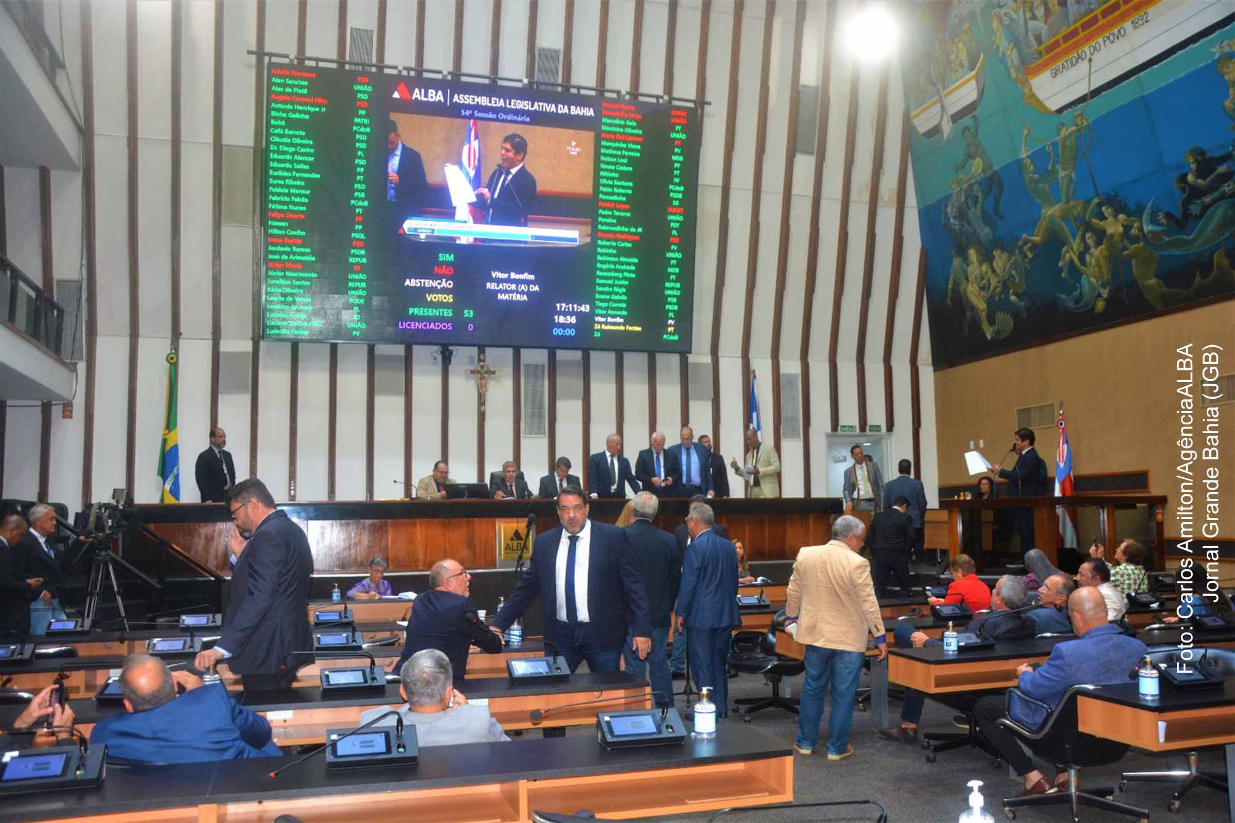 Vice-presidente Zé Raimundo (PT) presidiu a sessão que aprovou a Lei de Diretrizes Orçamentárias.
