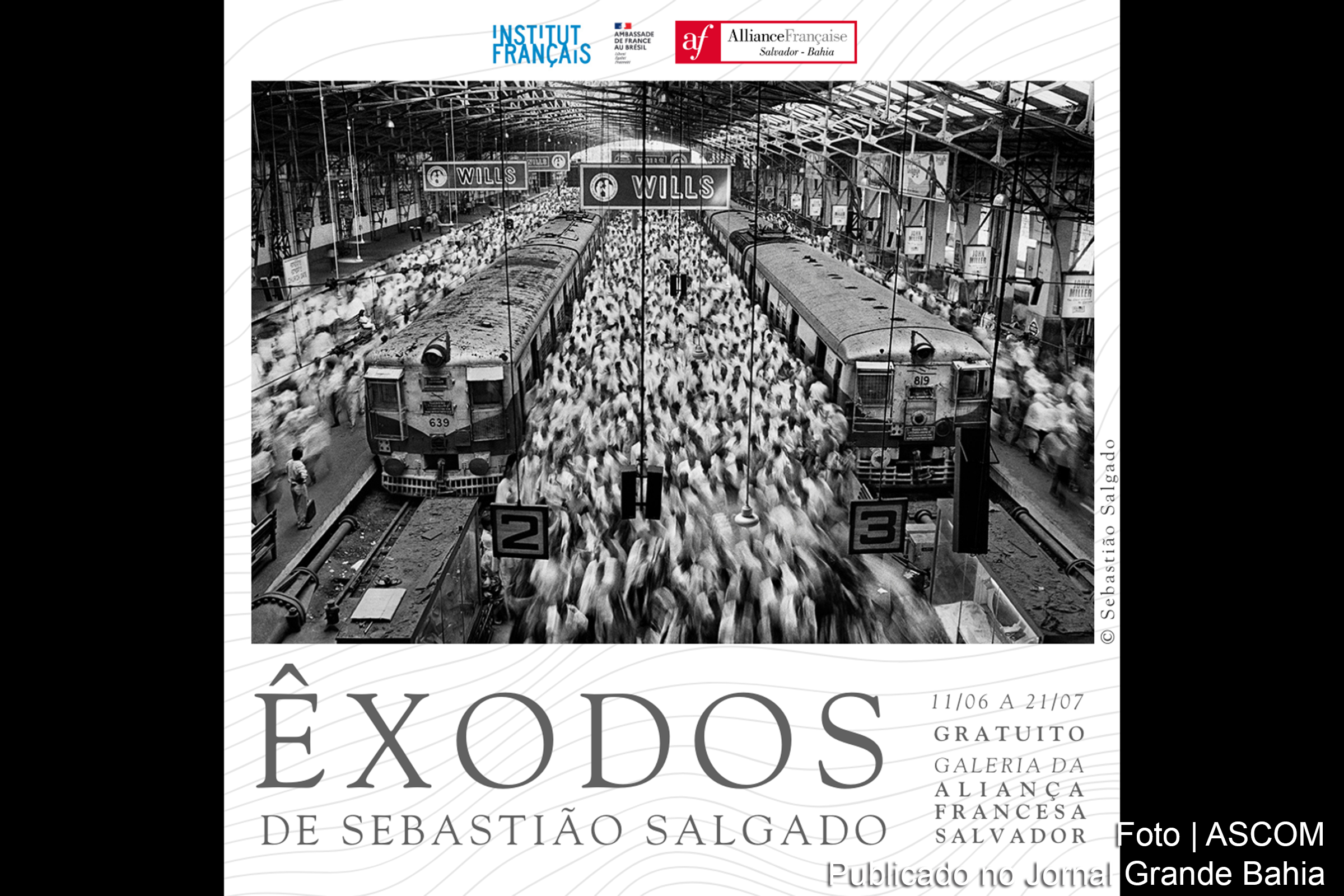 Galeria abre as portas para mostrar 30 fotografias do renomado fotógrafo mineiro, retratando migrações e refugiados em uma exibição tocante e gratuita.