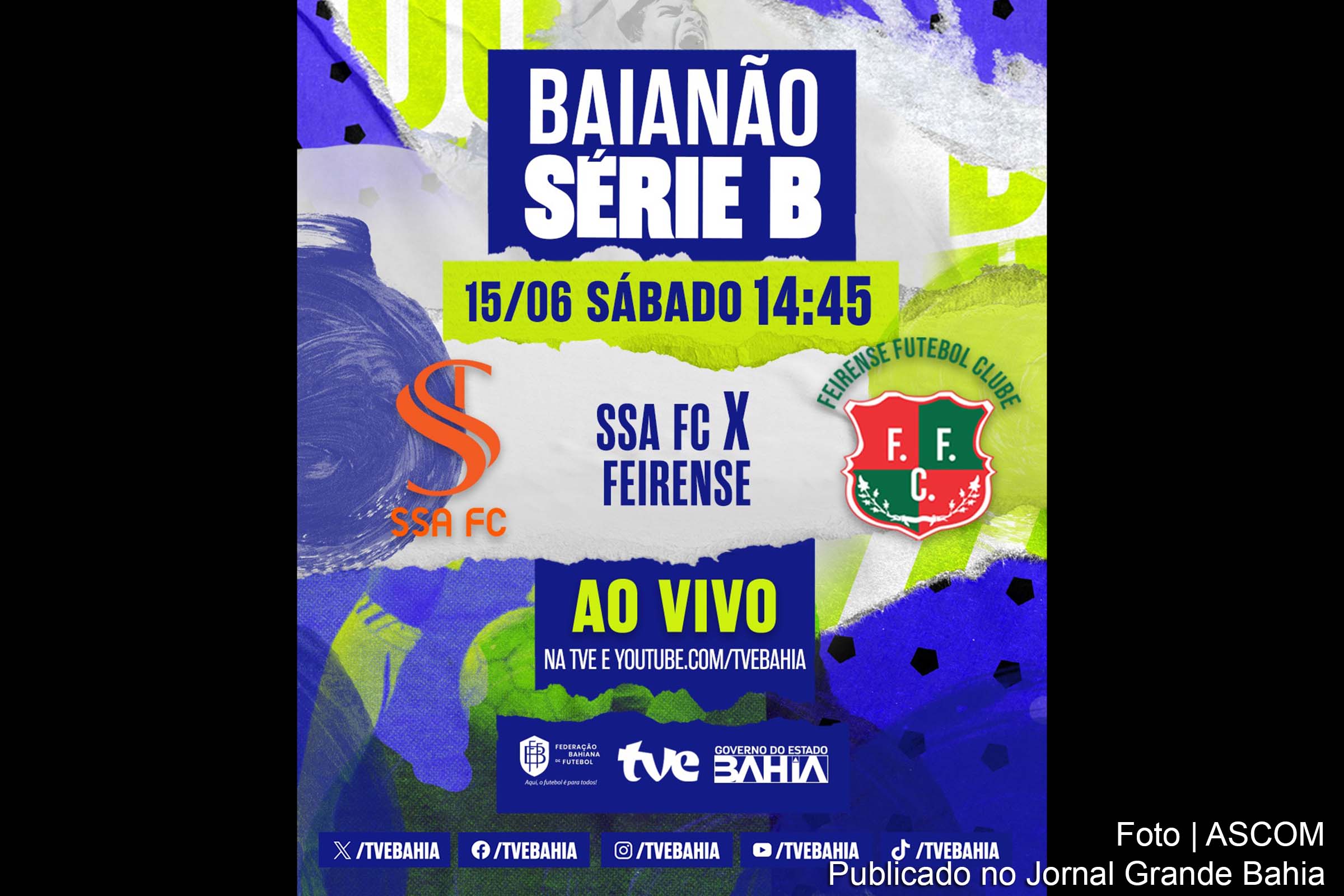 Duelo entre SSA Futebol Clube e Feirense promete agitar o estádio de Pituaçu neste sábado (15/06/2024).