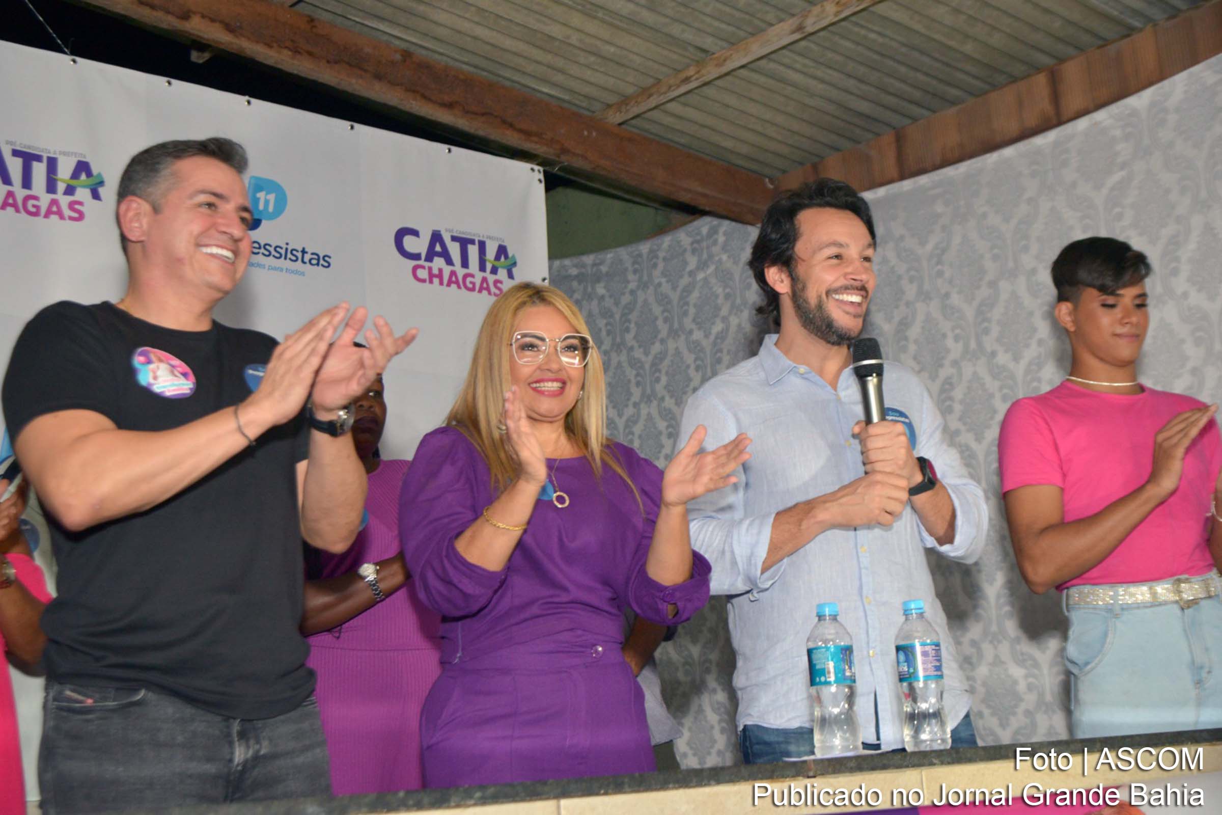 Cátia Chagas lança pré-candidatura à prefeitura de Amélia Rodrigues em evento do Partido Progressistas