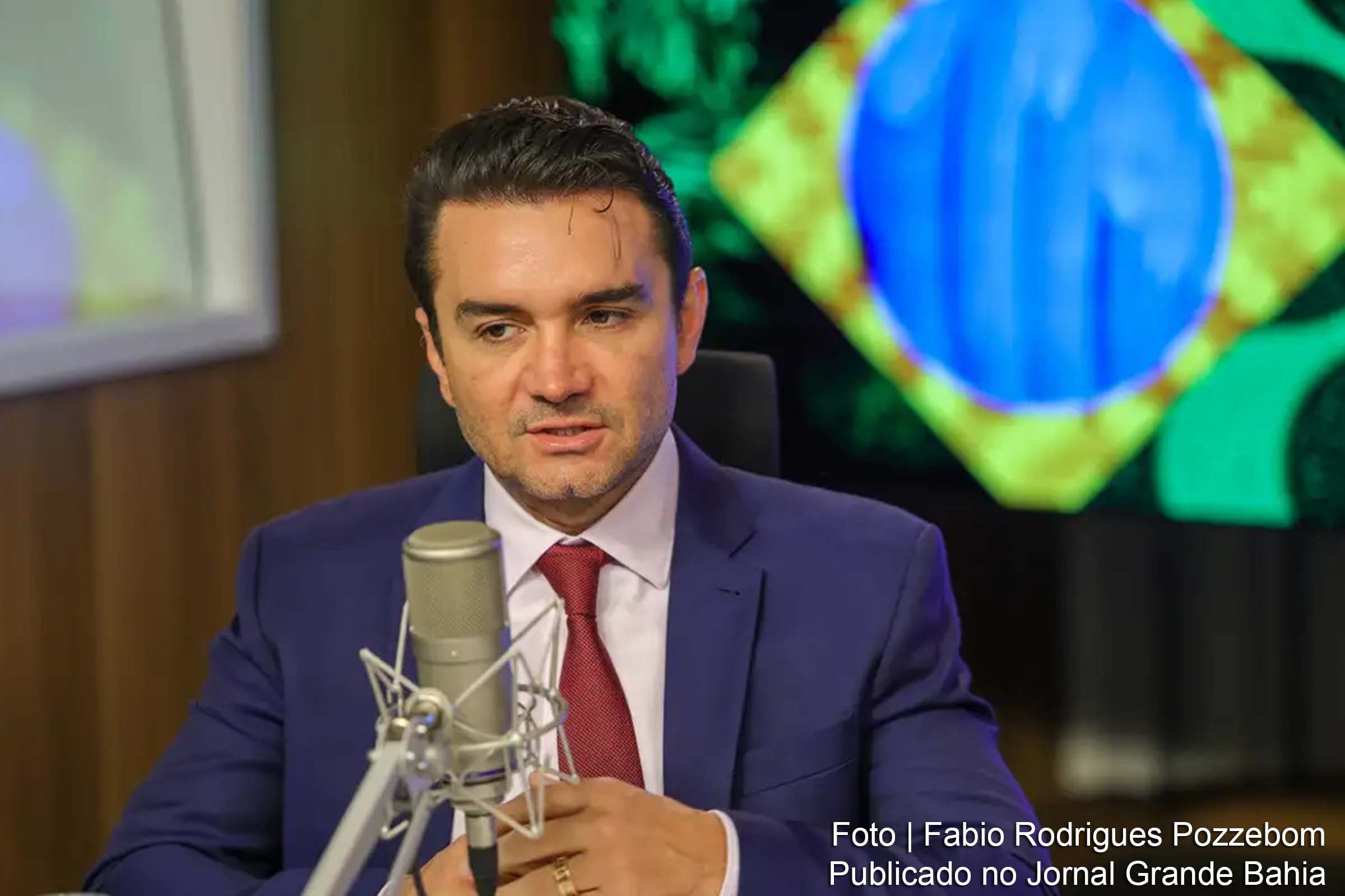Celso Sabino, ministro do Turismo, durante entrevista ao programa Bom Dia, Ministro.