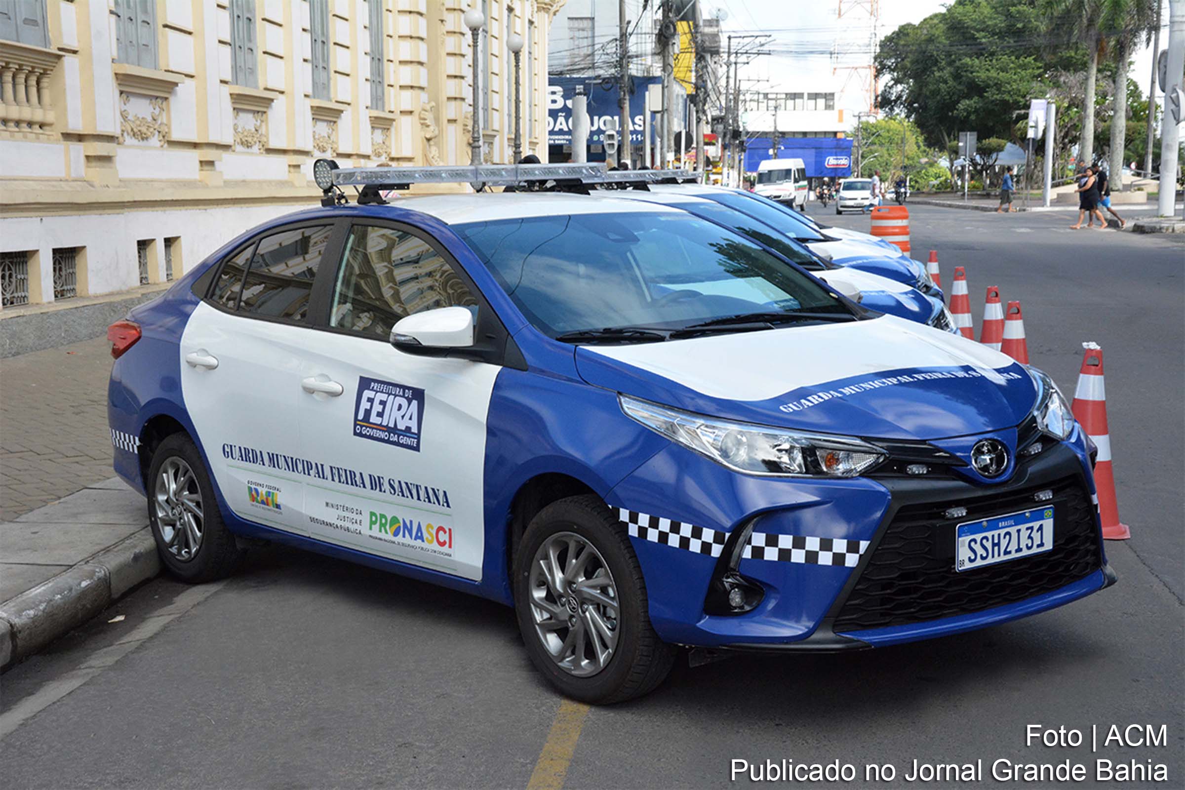 Ministério da Justiça destina quatro novas viaturas à Guarda Municipal de Feira de Santana