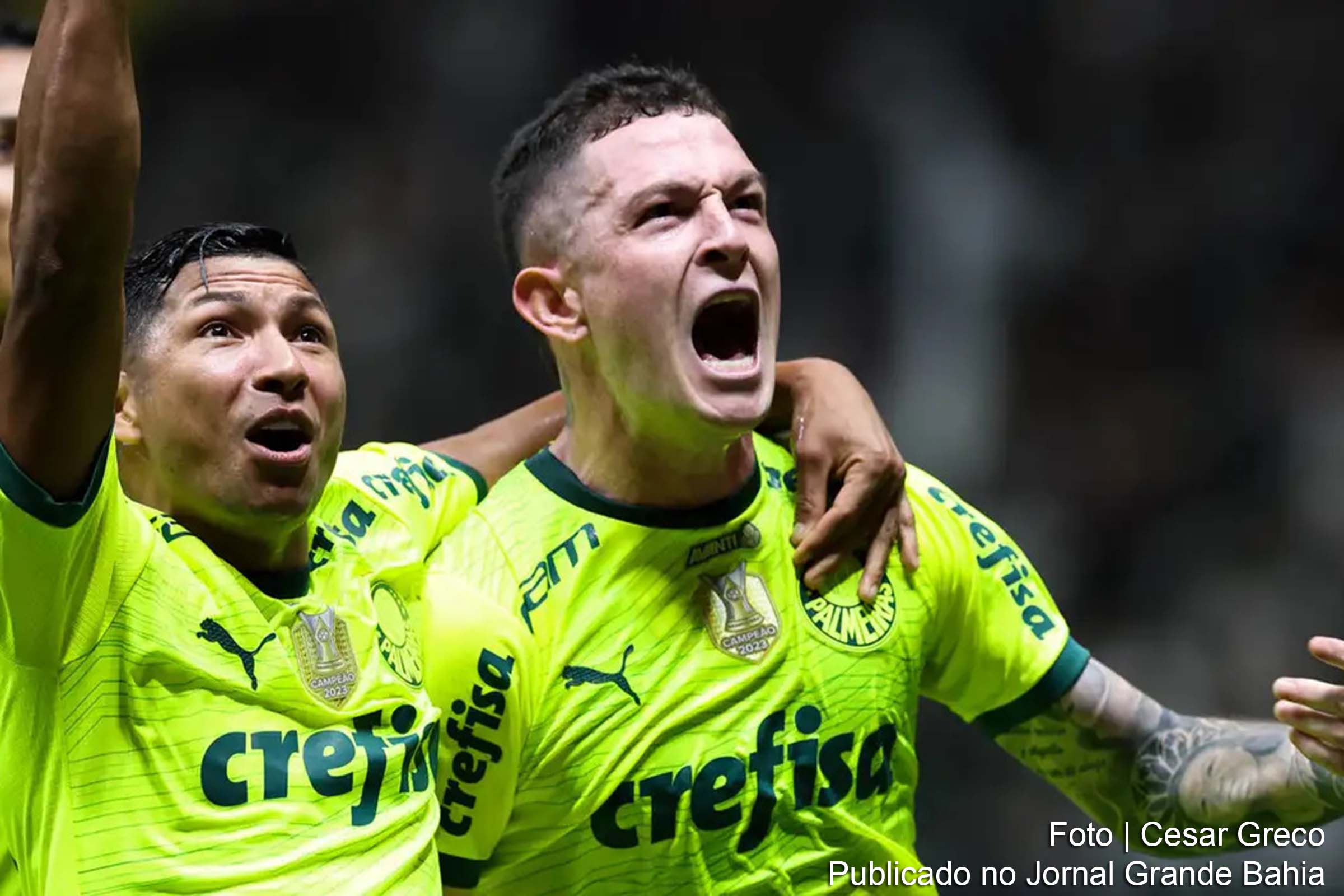 Partida entre Palmeiras e Atlético-MG encerrou a 9ª rodada do Campeonato Brasileiro.