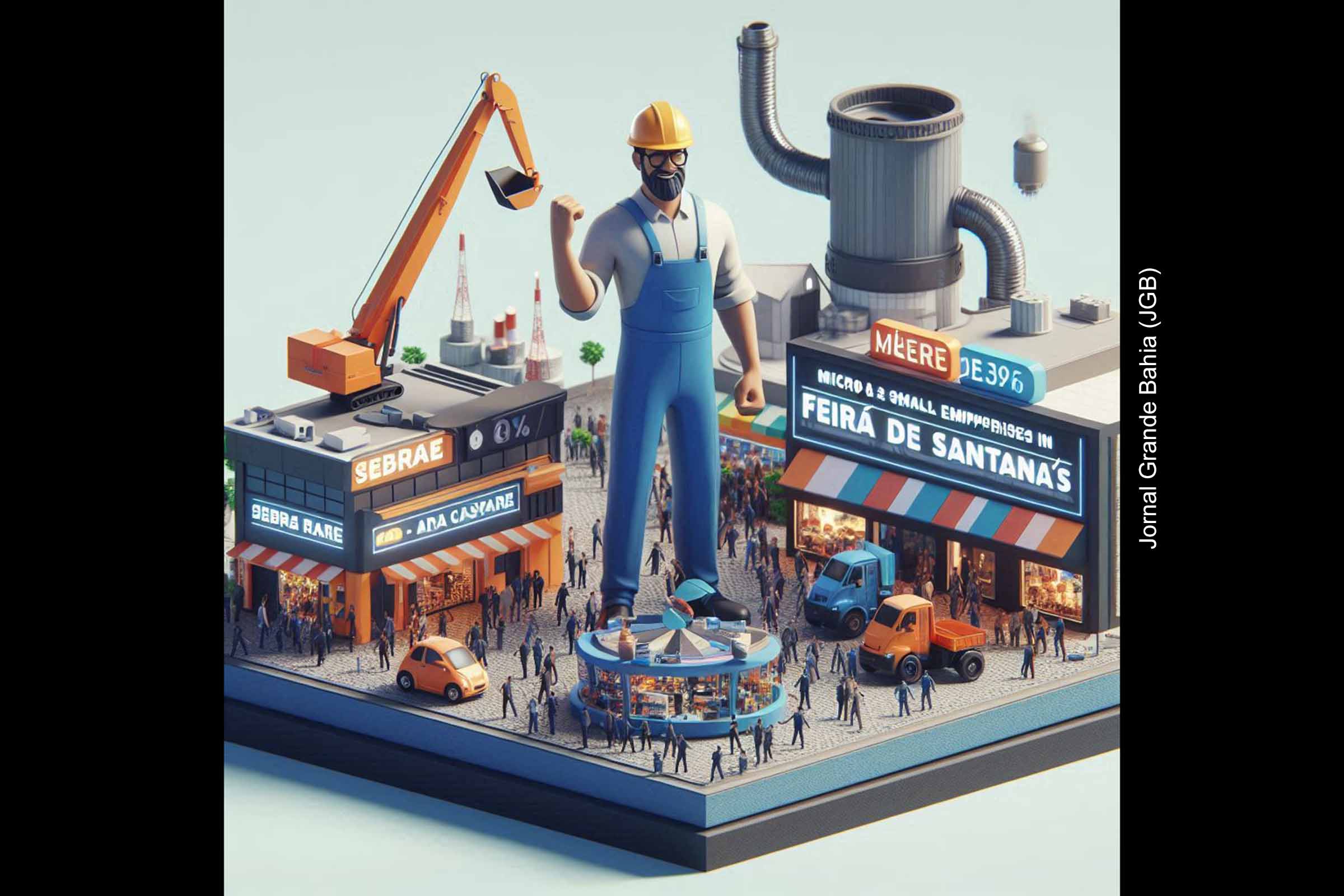 Micro e Pequenas Empresas (MPEs) foram responsáveis por 80% dos empregos gerados em Feira de Santana em 2023, segundo dados do CAGED. O Sebrae ressalta a importância dessas empresas para a economia local e nacional.