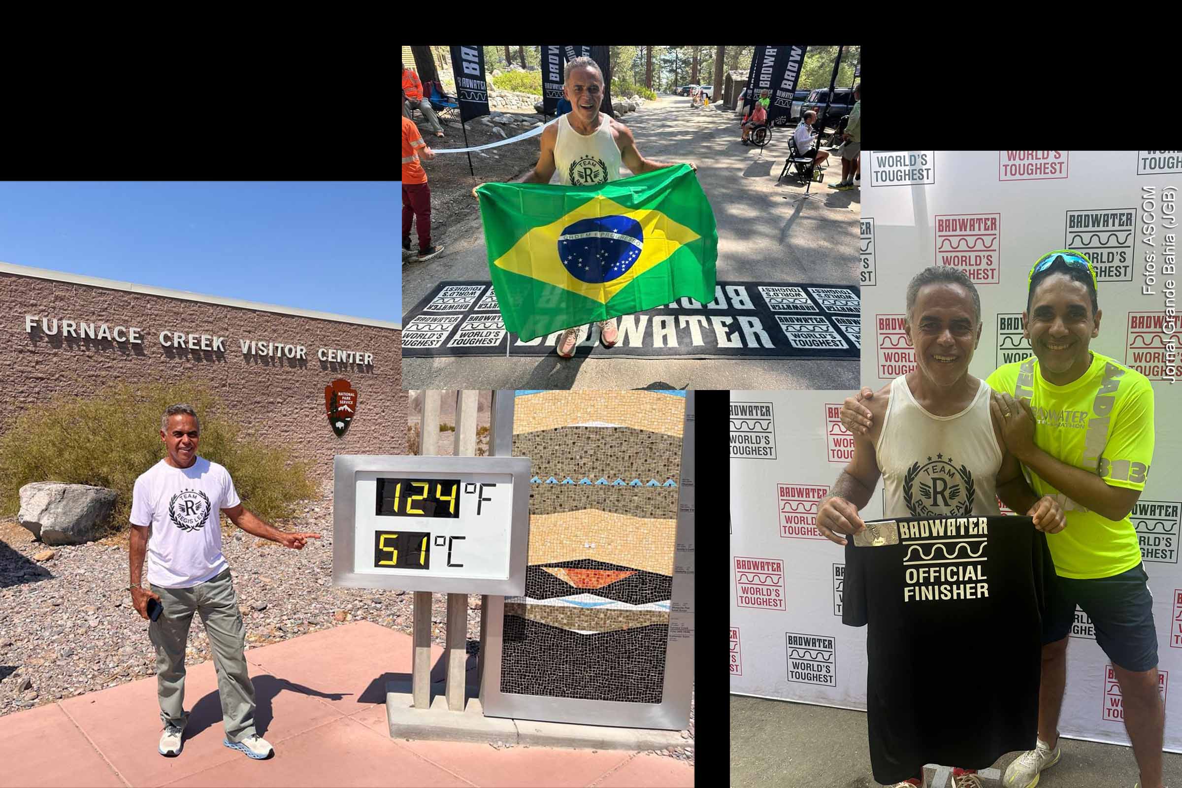 Auditor fiscal e atleta amador Regis Leal é o primeiro baiano a completar a Badwater 135, realizada no Deserto de Mojave, Califórnia, enfrentando condições extremas em um percurso de 217 km.
