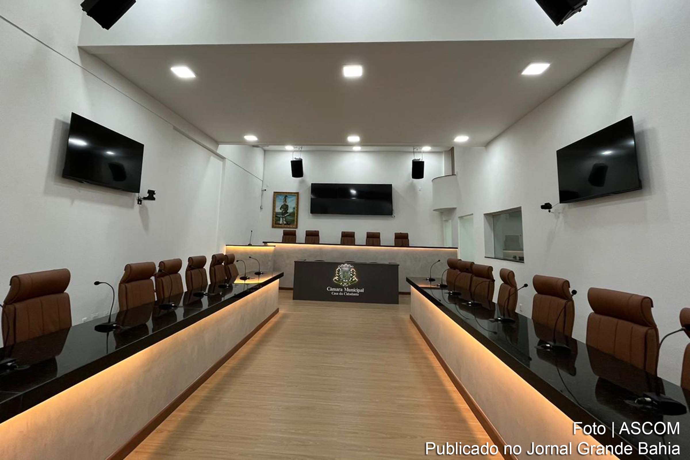 Plenário da Câmara Municipal de Feira de Santana.