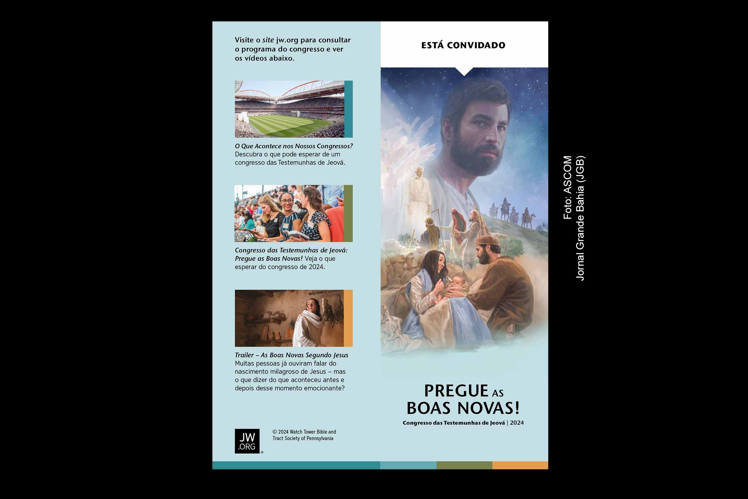 Testemunhas de Jeová de Feira de Santana participam do congresso anual 2024; Evento ocorre em Amélia Rodrigues