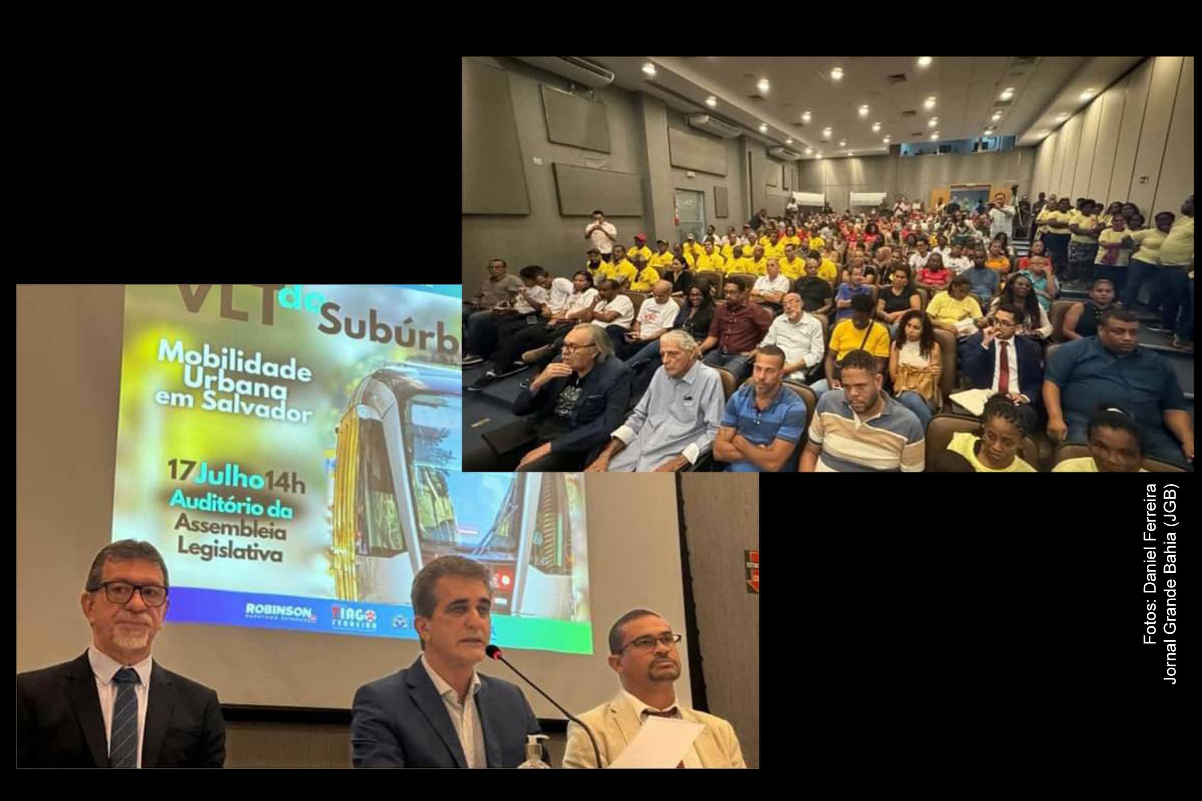 Evento na Assembleia Legislativa da Bahia aborda o projeto do VLT do Subúrbio Ferroviário de Salvador, destacando a importância do investimento para a região.