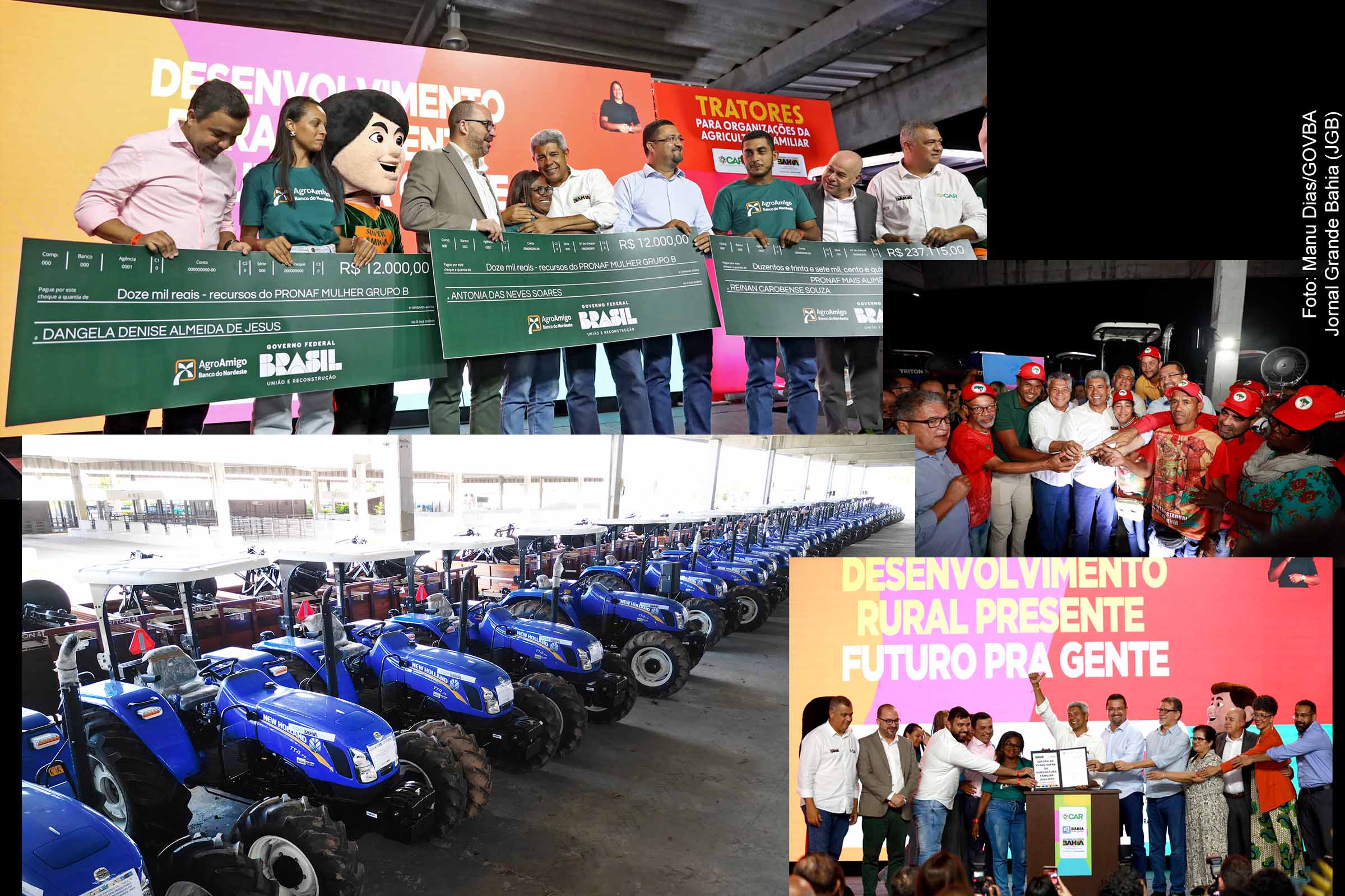 Governador Jerônimo Rodrigues lança Plano Safra 2024/2025 para Agricultura Familiar da Bahia e entrega máquinas e equipamentos agrícolas.