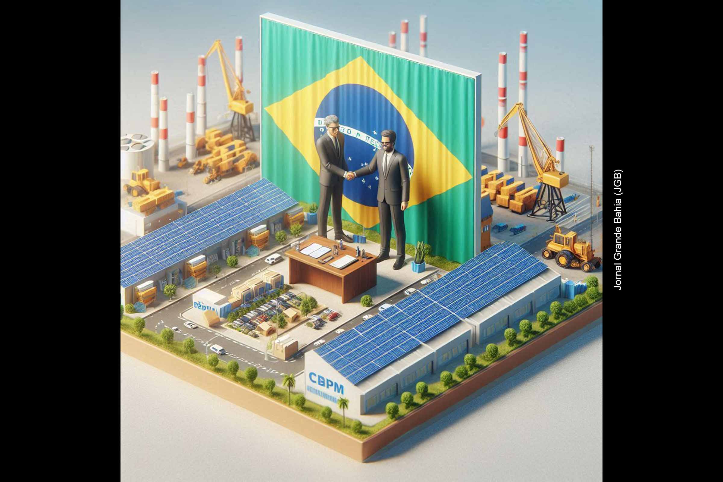 Governo da Bahia e CBPM assinam protocolo para instalação da primeira fábrica de painéis fotovoltaicos da América Latina; Investimento é estimado em US$ 2 bilhões