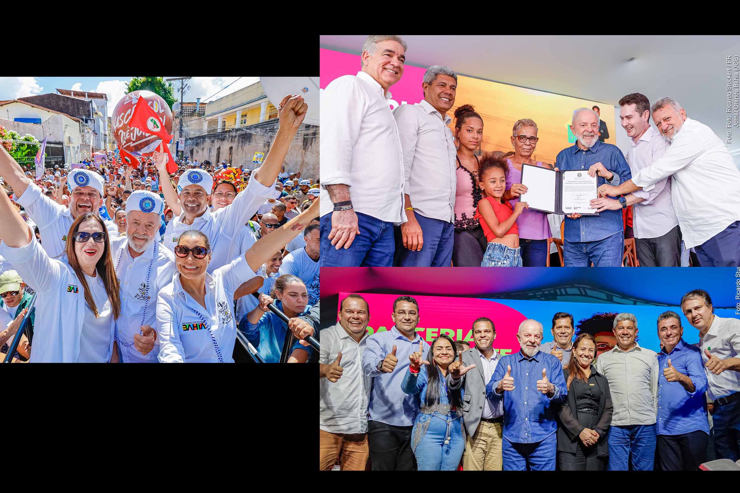 Presidente Lula e governador Jerônimo Rodrigues cumpriram agenda de anúncios em Feira de Santana e Salvador, além de participarem das comemorações do 2 de Julho na capital.