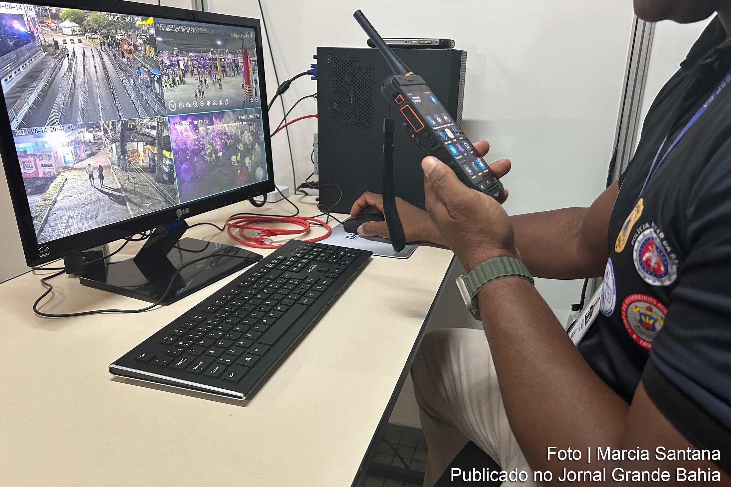 Homem é localizado em Jitaúna com o auxílio do Sistema de Reconhecimento Facial durante os festejos de São Pedro.