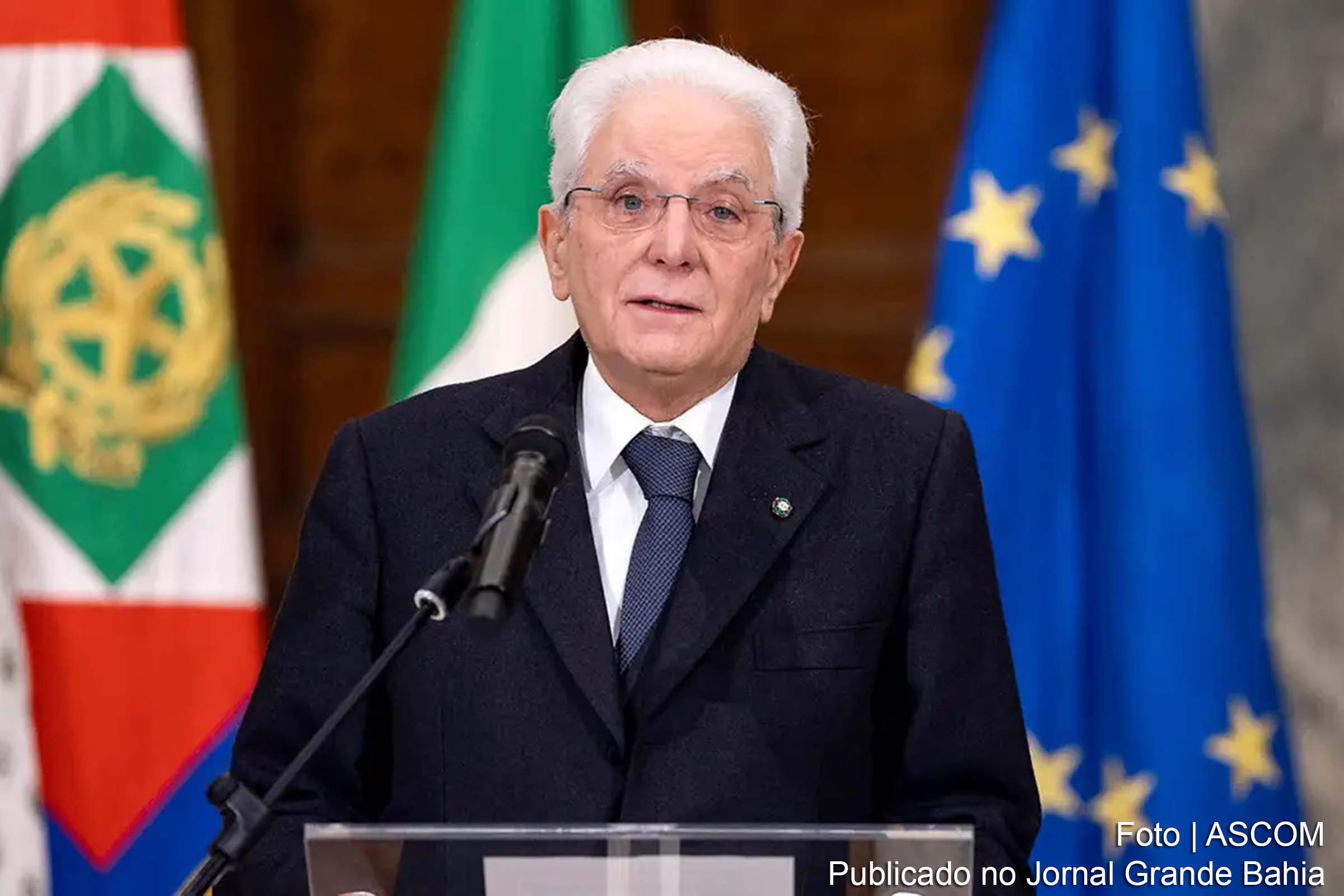 Presidente da Itália inicia visita ao Brasil para diálogos e acordos