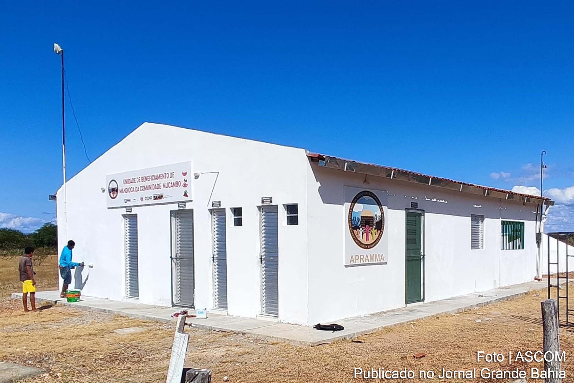 A reestruturação da unidade de beneficiamento em Mucambo possibilita maior produção de derivados de mandioca.