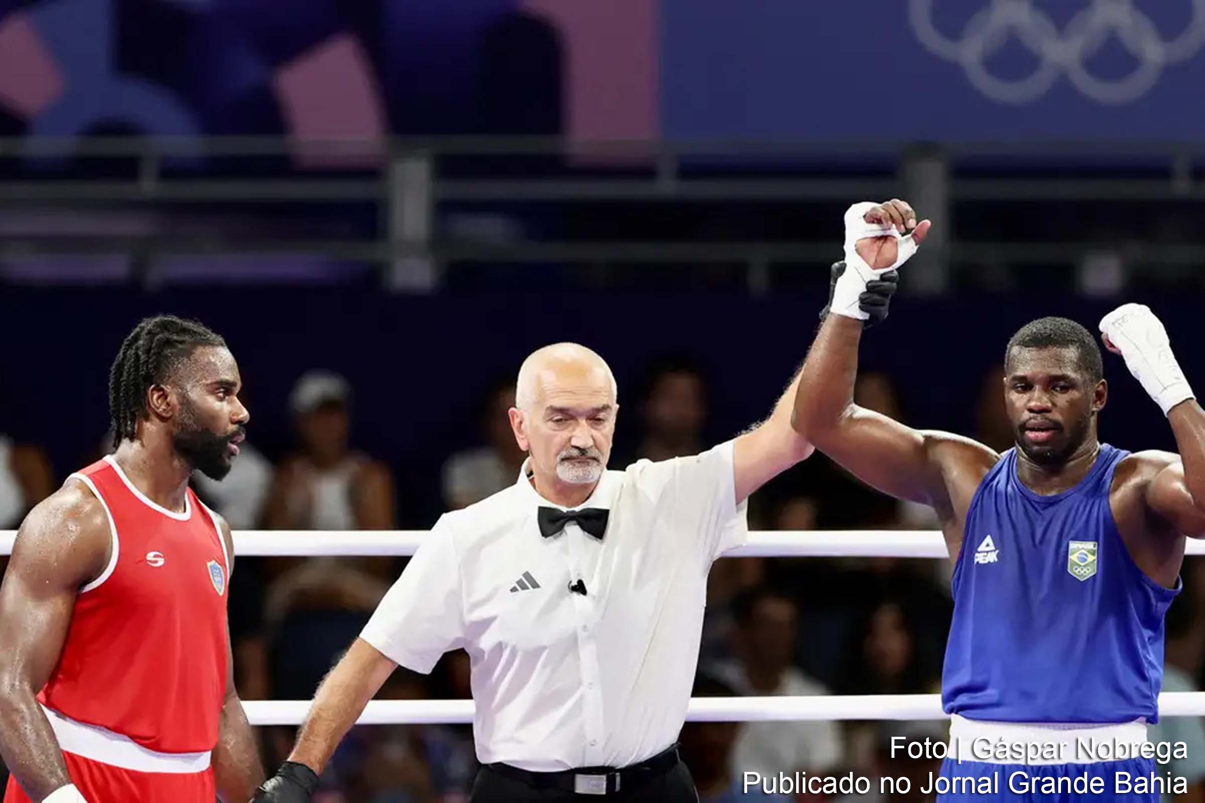 O pugilista brasileiro Wanderley Pereira venceu o haitiano Cedrik Duliepe e se aproxima de garantir uma medalha nos Jogos Olímpicos de Paris.