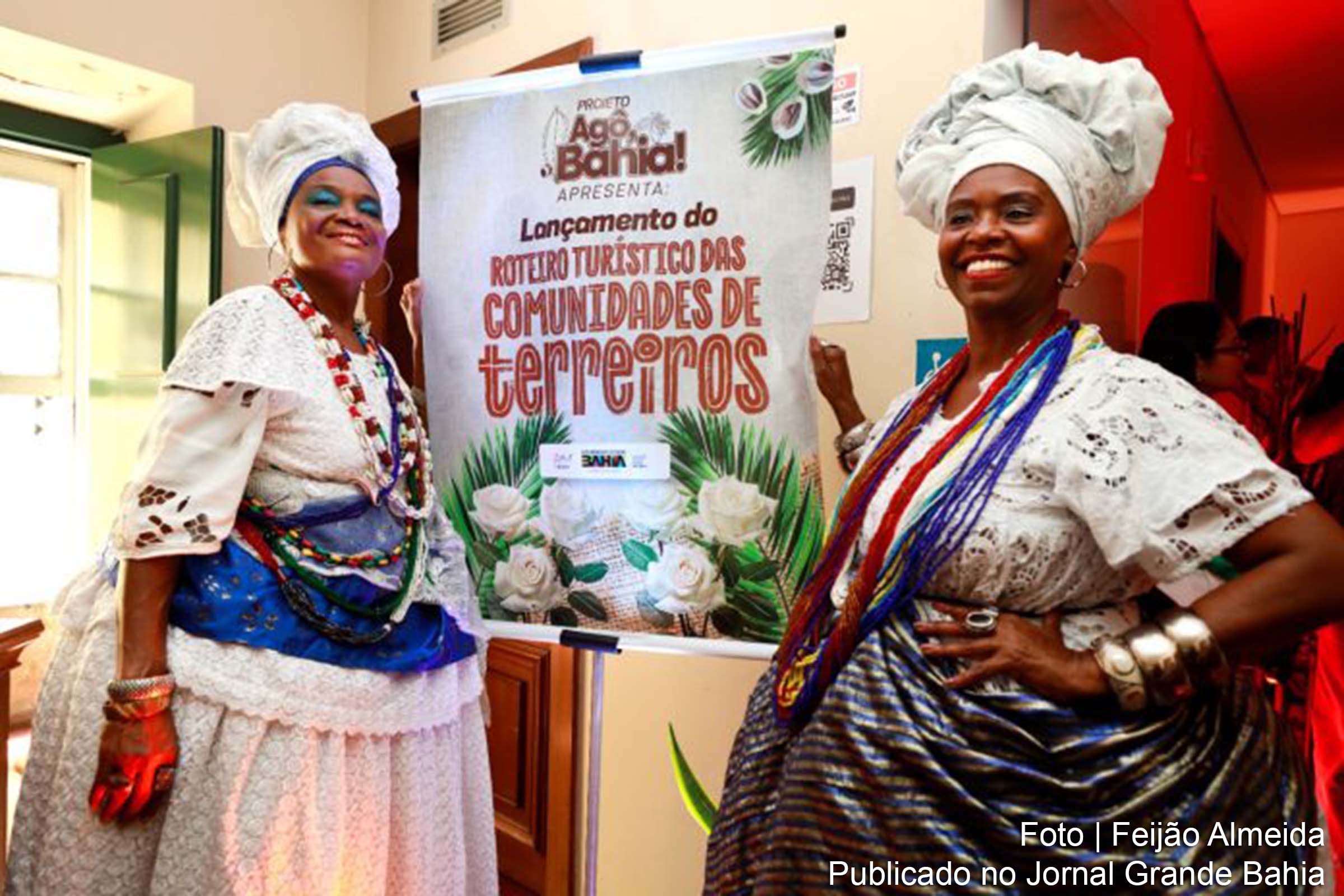 O Roteiro Turístico das Comunidades de Terreiros foi lançado em Salvador, integrando ações do projeto Agô Bahia para promover o afroturismo e valorizar as religiões de matriz africana.