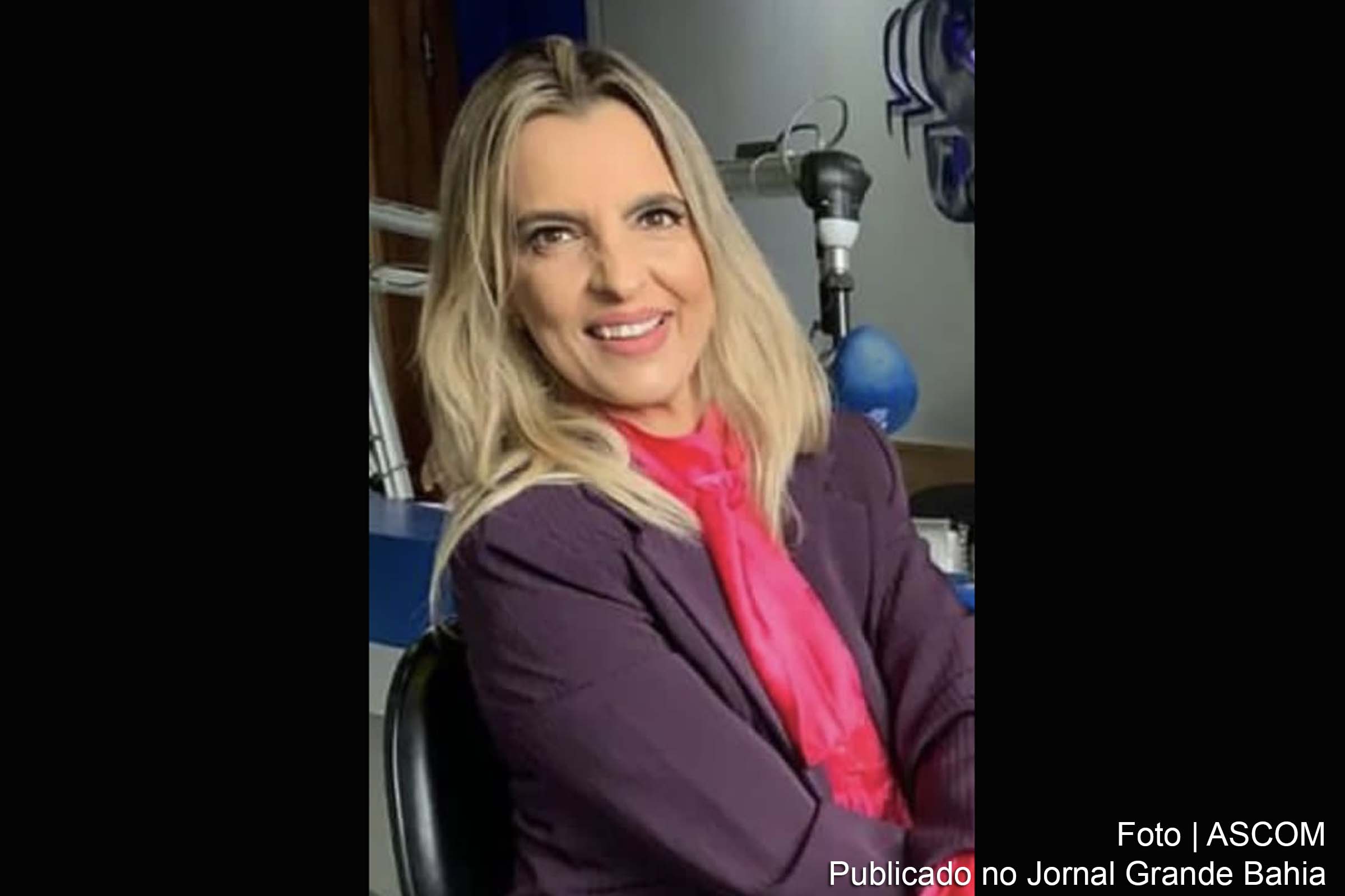 Assistente social Alyxi Veloso de Oliveira, integrante do Núcleo de Apoio à Saúde da Família de Feira de Santana.